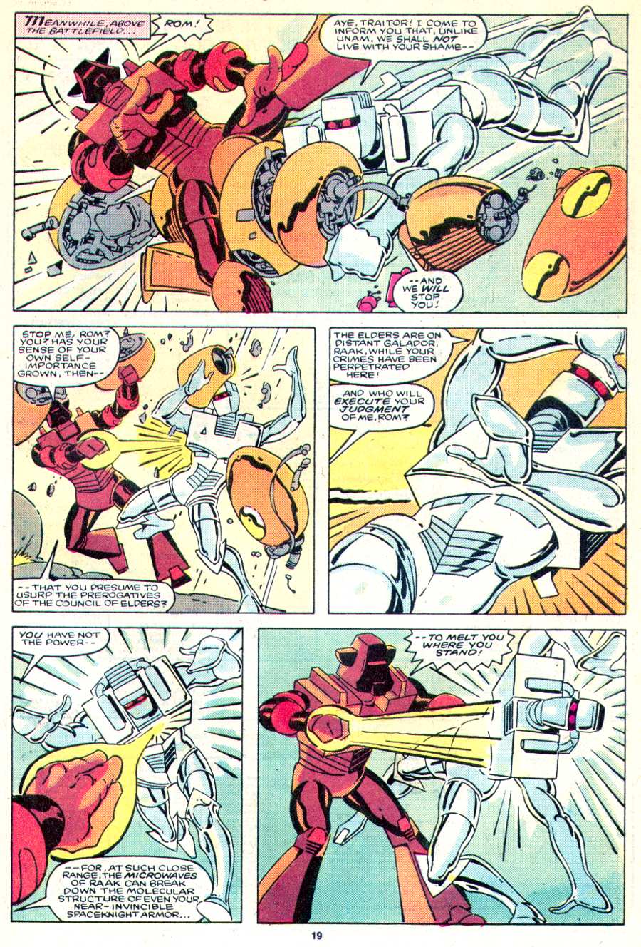 Read online ROM (1979) comic -  Issue #71 - 20