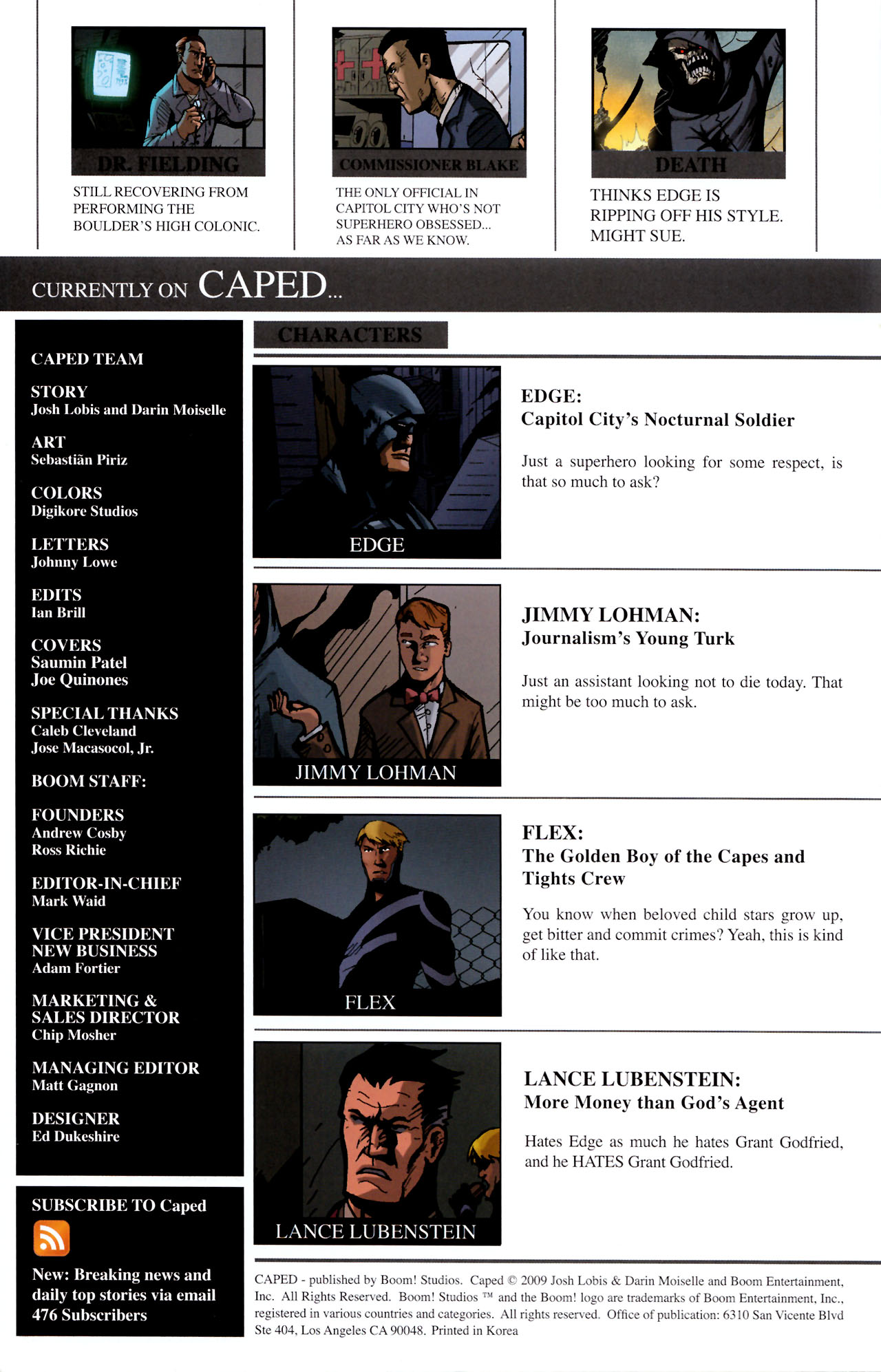 Read online Caped comic -  Issue #3 - 2