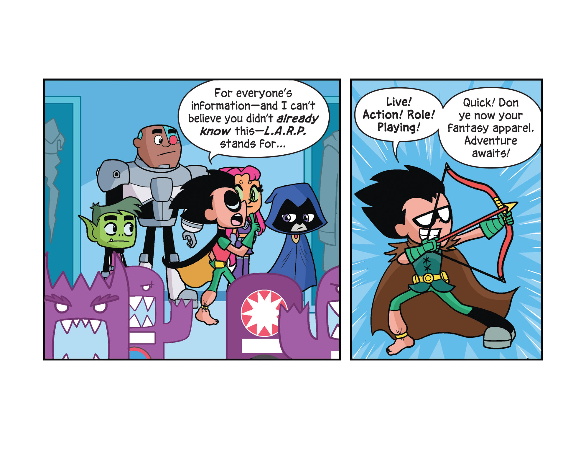 Read online Teen Titans Go! Roll With It! comic -  Issue #4 - 17