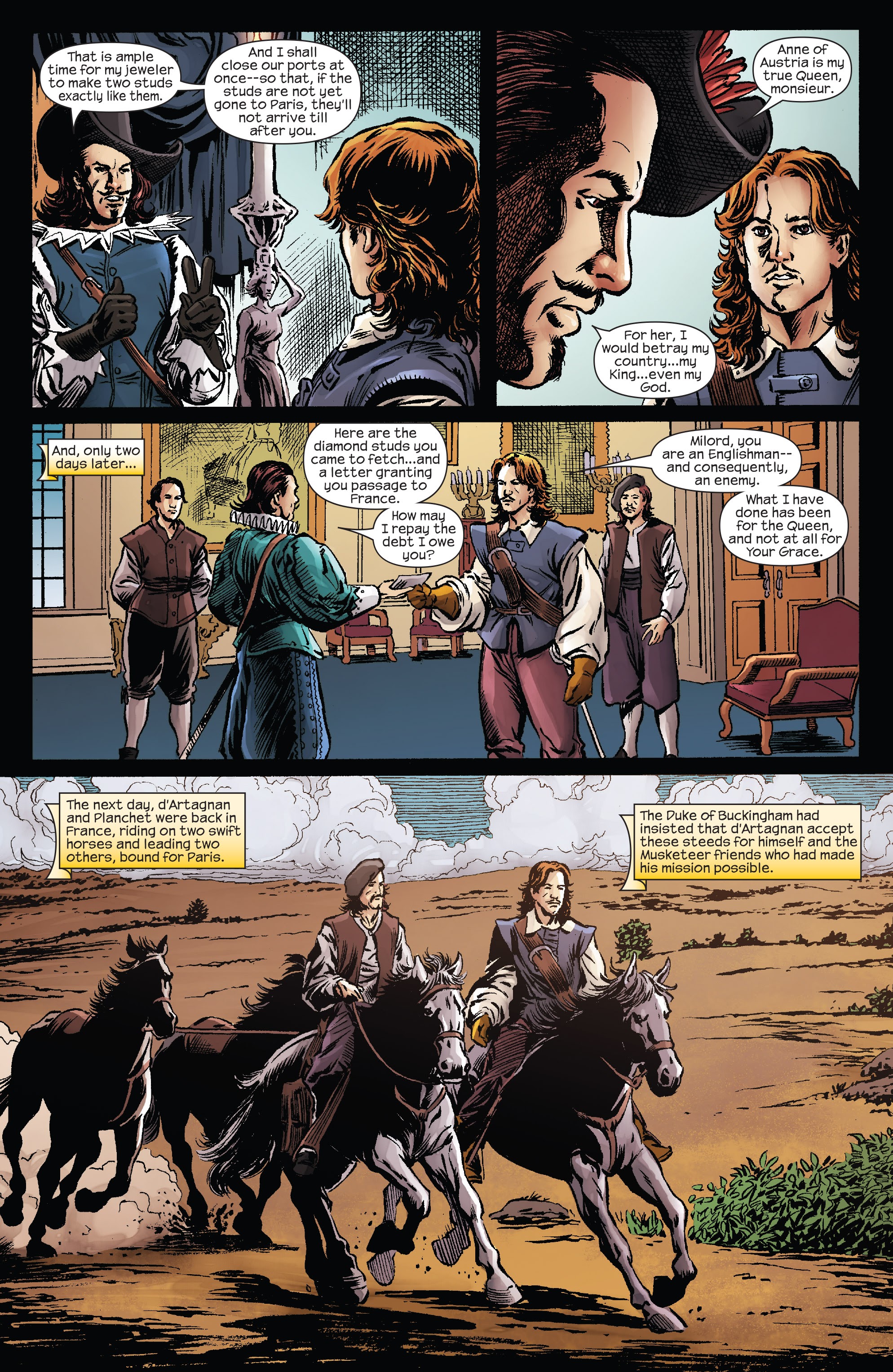 Read online Marvel Illustrated: The Three Musketeers comic -  Issue #3 - 9