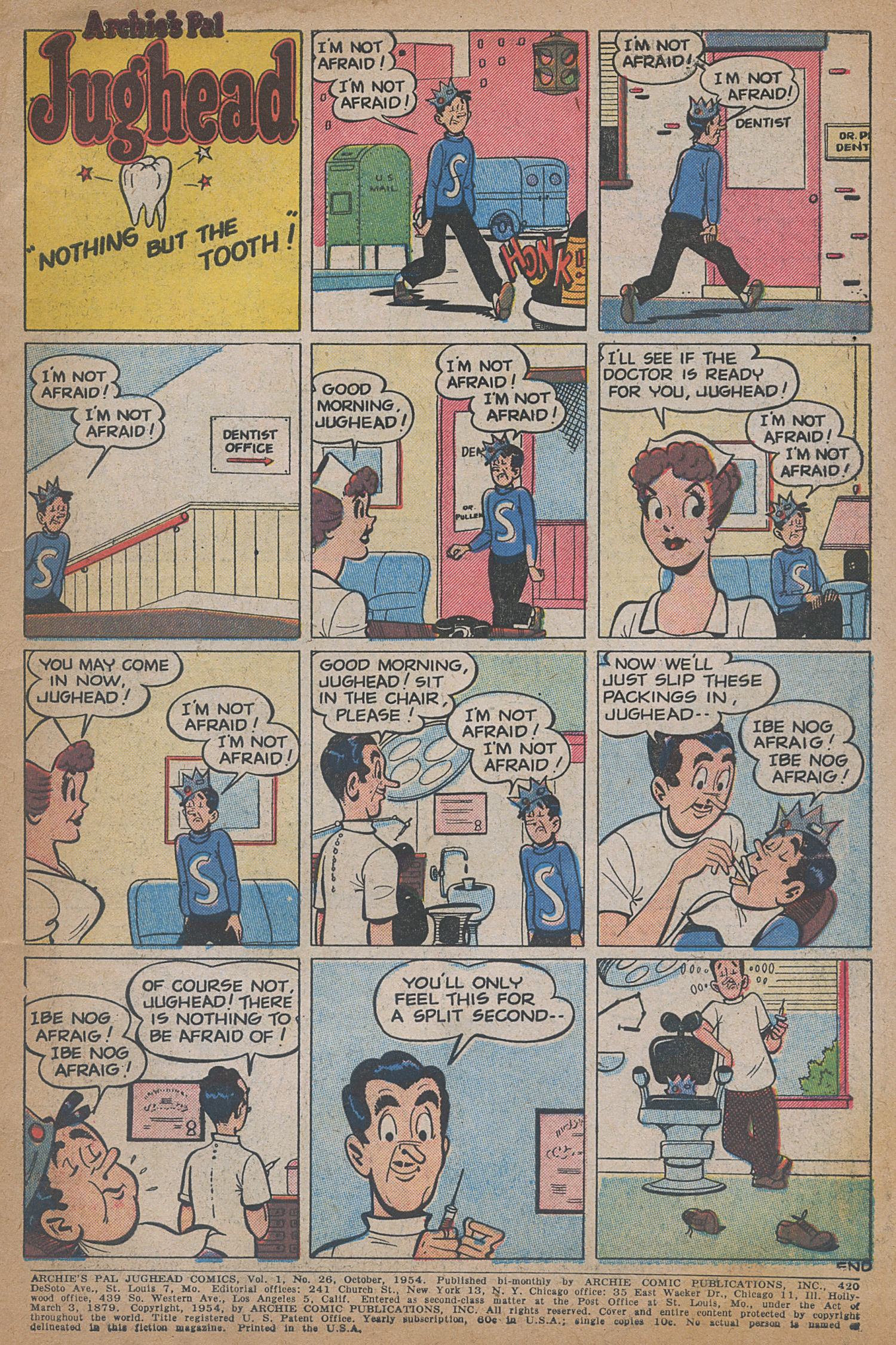 Read online Archie's Pal Jughead comic -  Issue #26 - 3