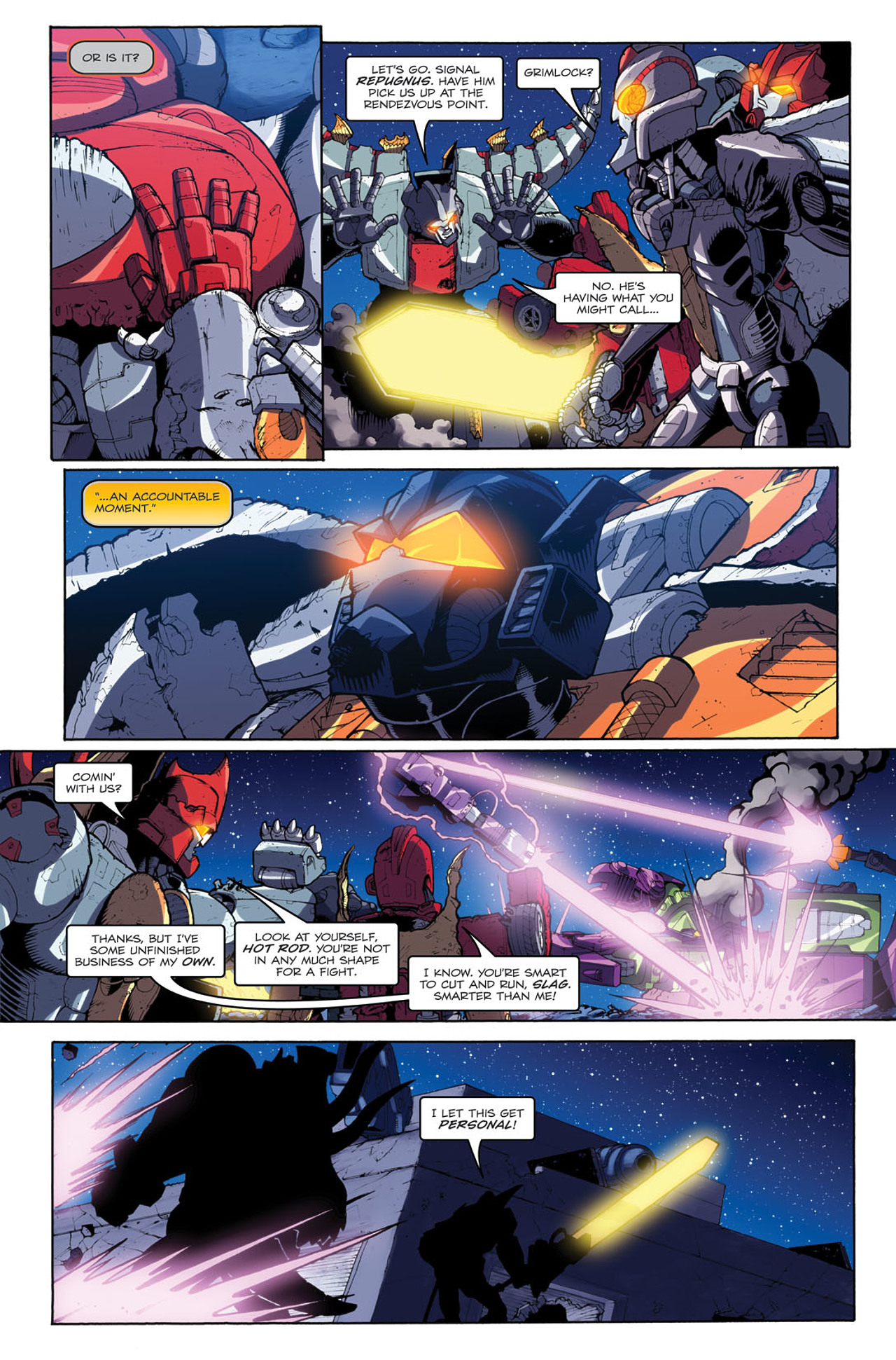Read online The Transformers: Maximum Dinobots comic -  Issue #5 - 8