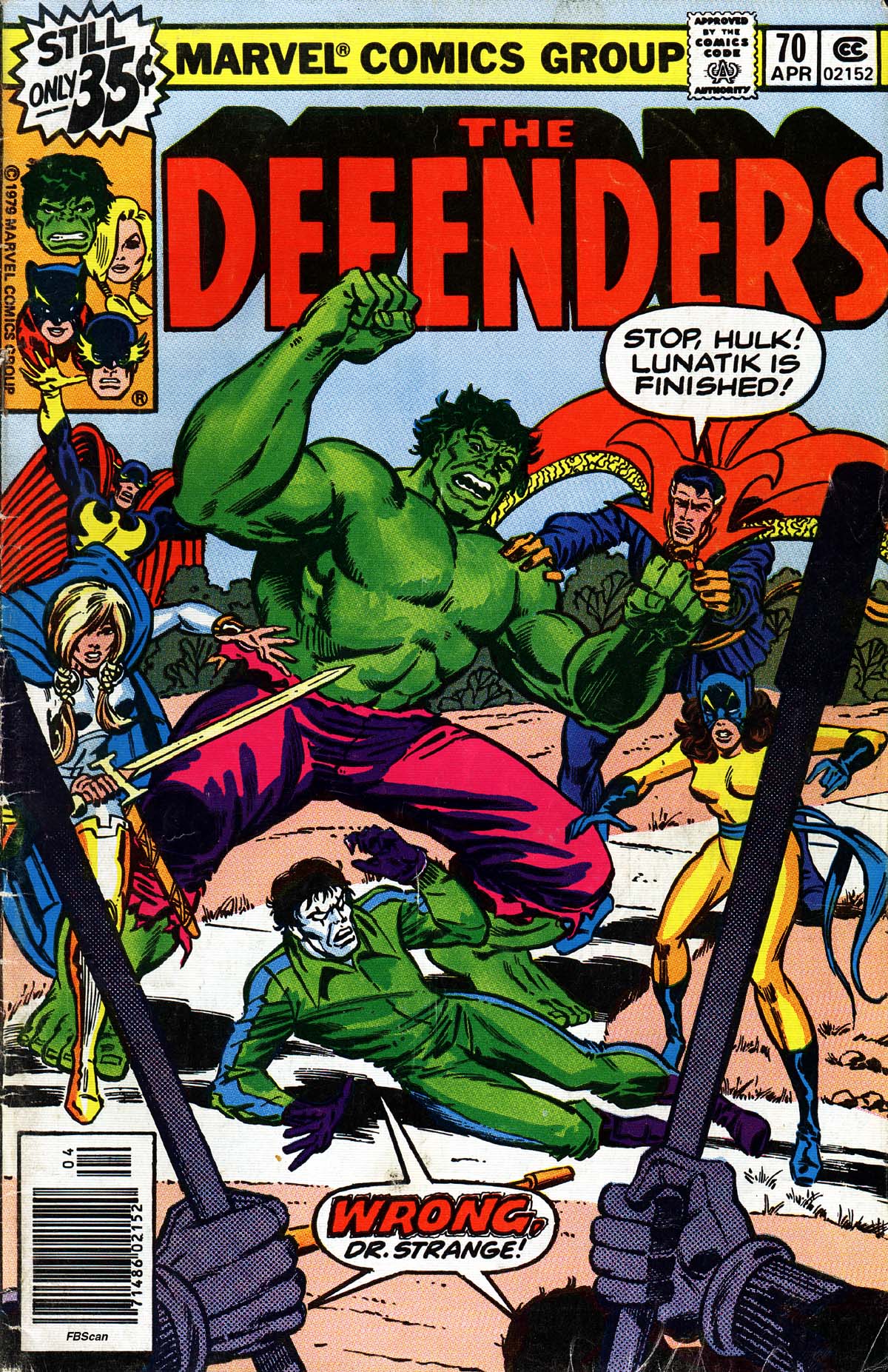 Read online The Defenders (1972) comic -  Issue #70 - 1