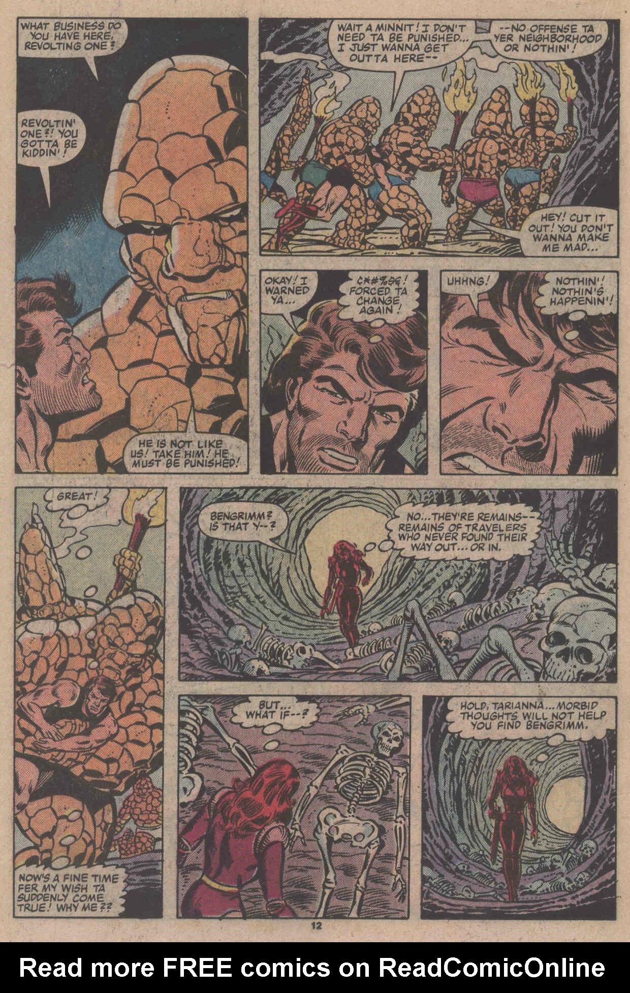 Read online The Thing comic -  Issue #16 - 18