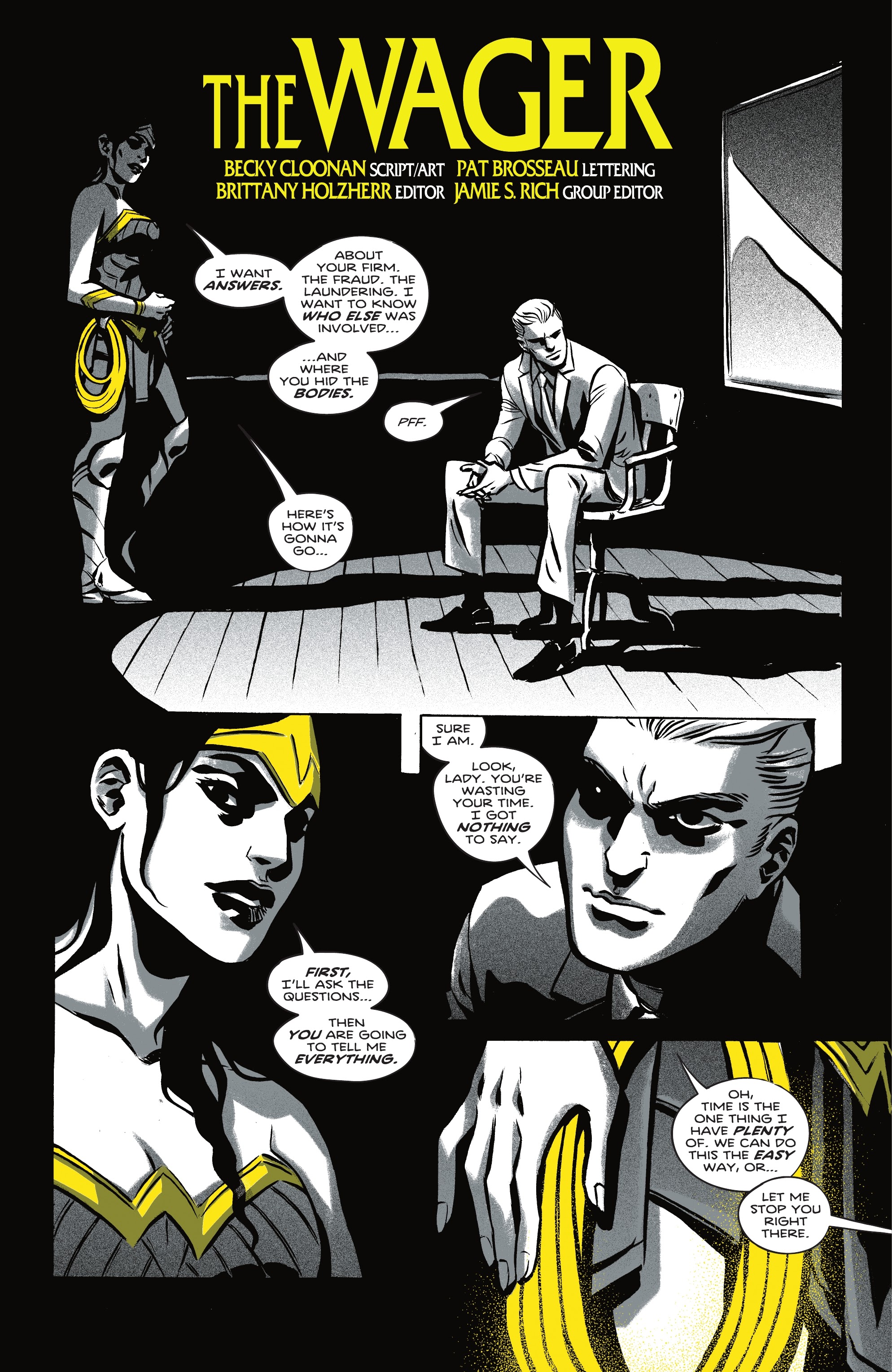 Read online Wonder Woman Black & Gold comic -  Issue #1 - 35