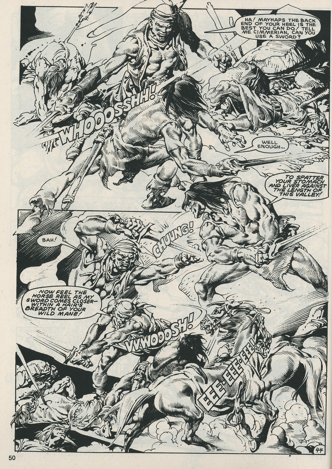 Read online The Savage Sword Of Conan comic -  Issue #121 - 50