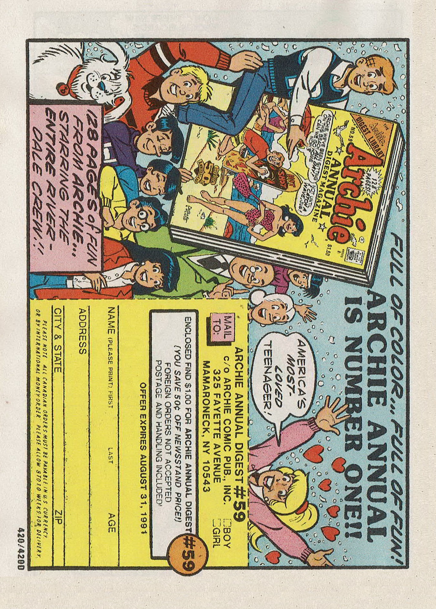 Read online Jughead Jones Comics Digest comic -  Issue #70 - 68