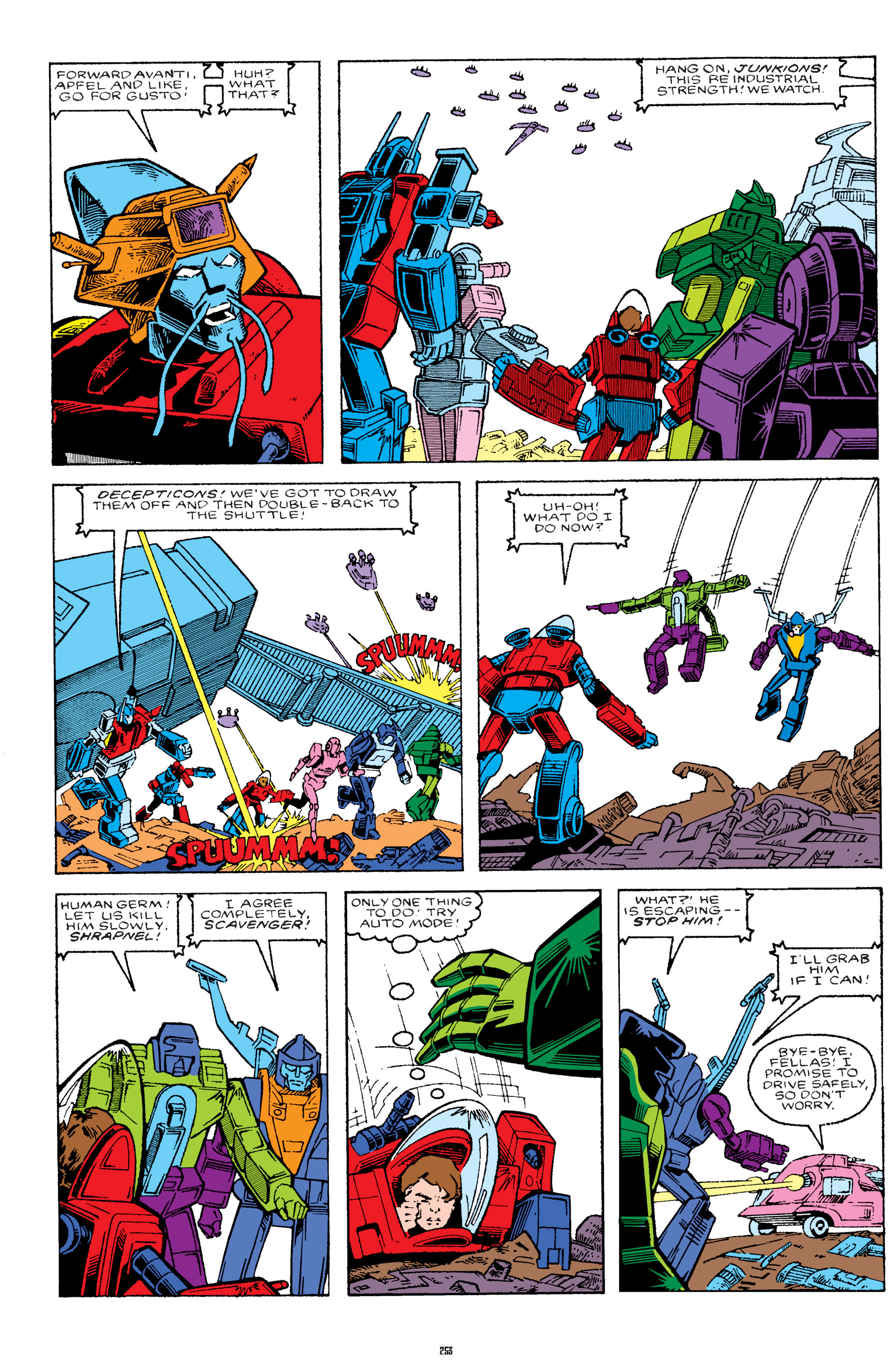 Read online The Transformers Classics comic -  Issue # TPB 7 - 252