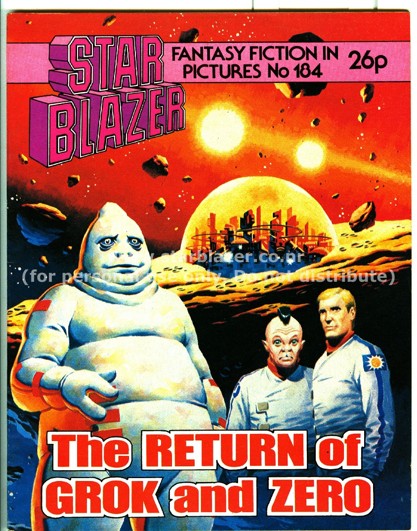 Read online Starblazer comic -  Issue #184 - 2
