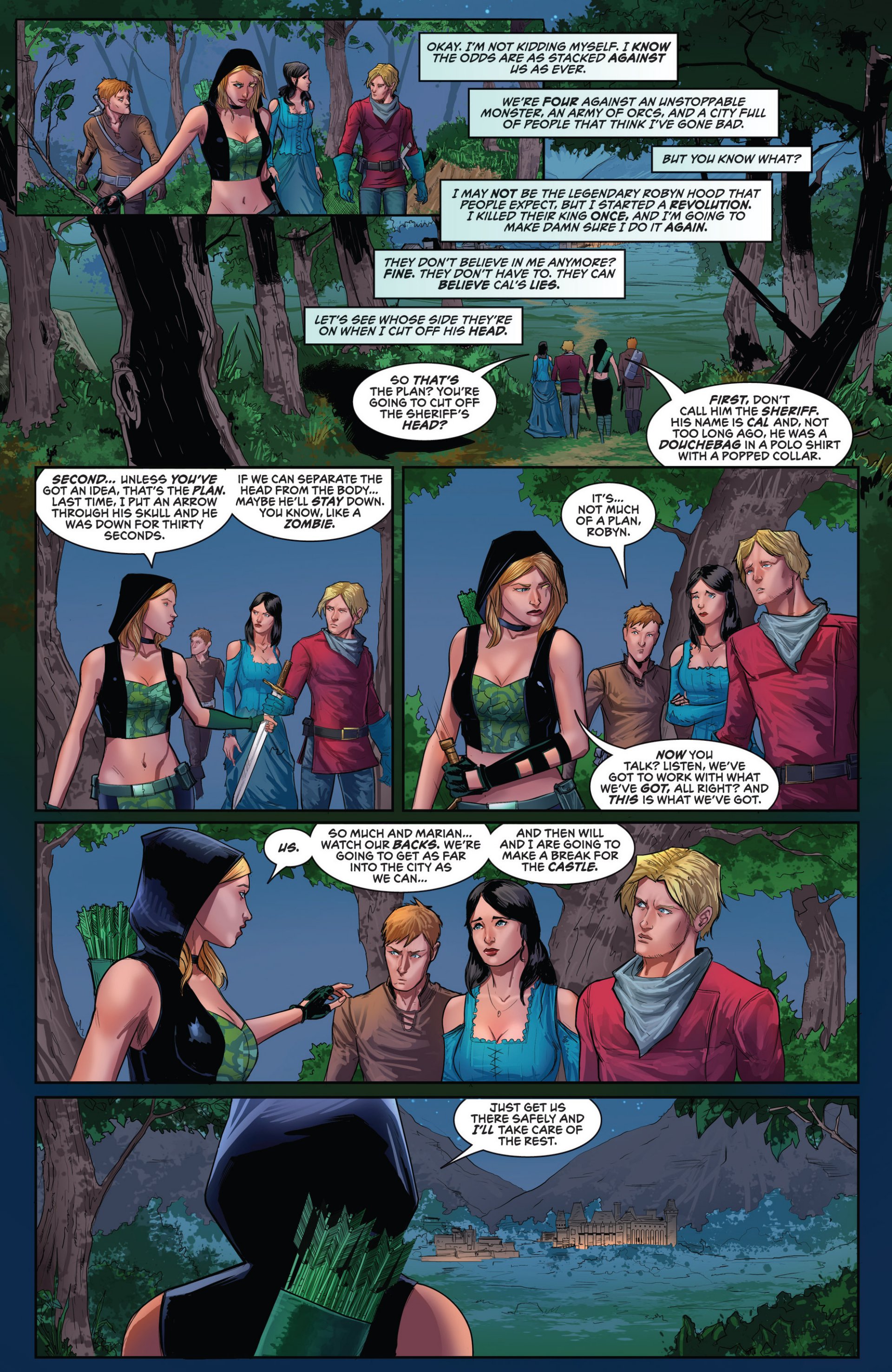 Read online Grimm Fairy Tales presents Robyn Hood: Legend comic -  Issue #4 - 7
