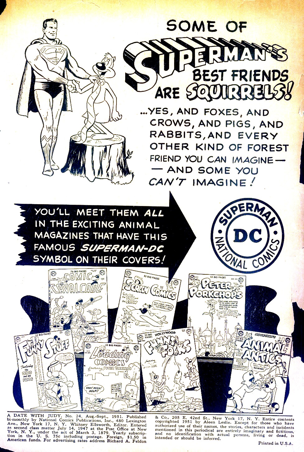Read online A Date with Judy comic -  Issue #24 - 2
