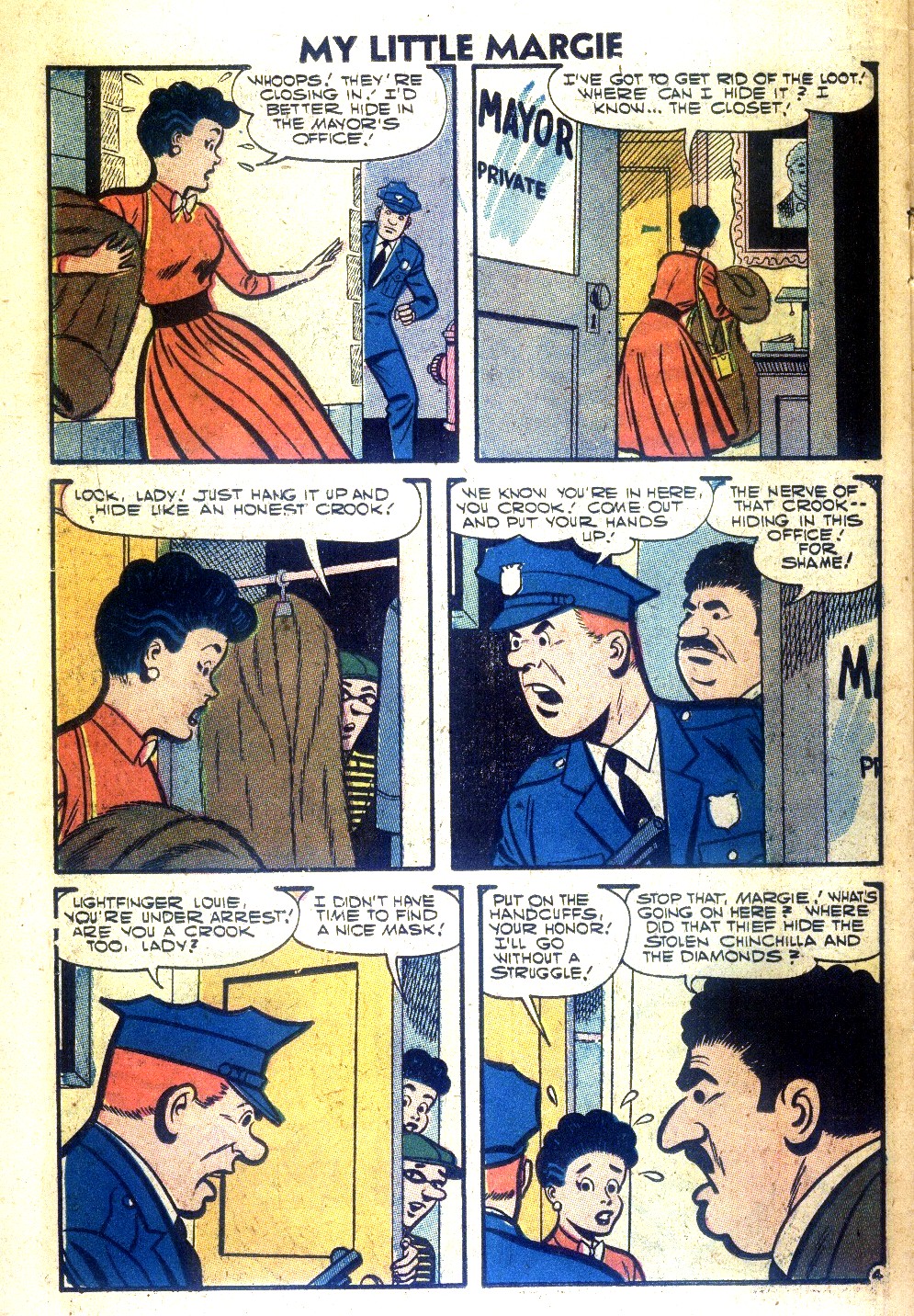 Read online My Little Margie (1954) comic -  Issue #18 - 26