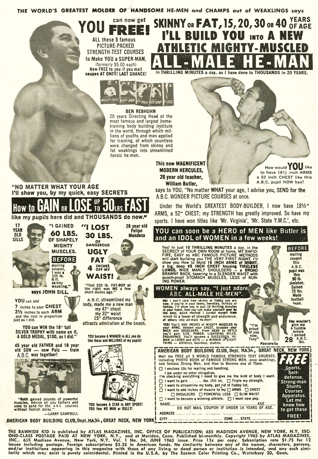 Read online The Rawhide Kid comic -  Issue #34 - 2