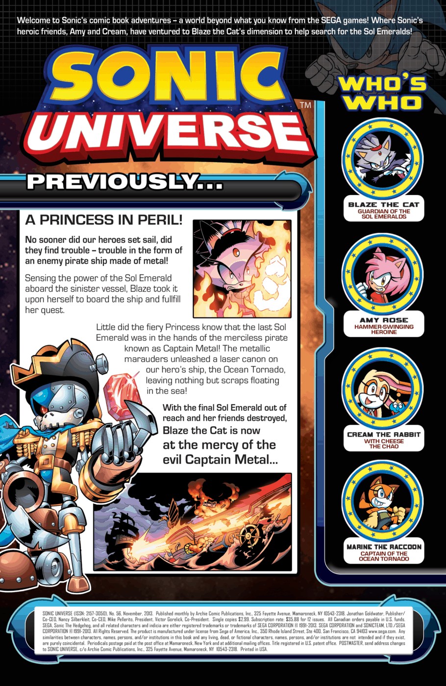 Read online Sonic Universe comic -  Issue #56 - 2