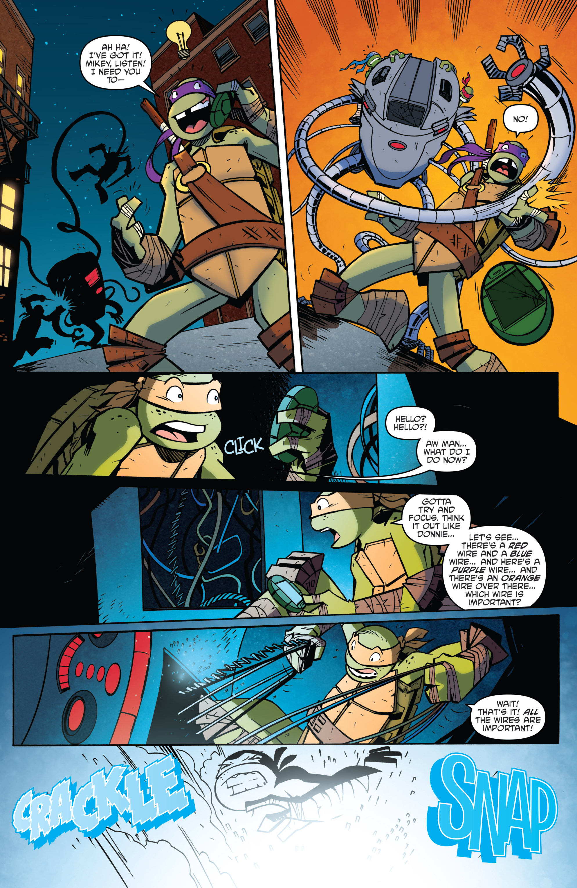 Read online Teenage Mutant Ninja Turtles New Animated Adventures comic -  Issue #14 - 21