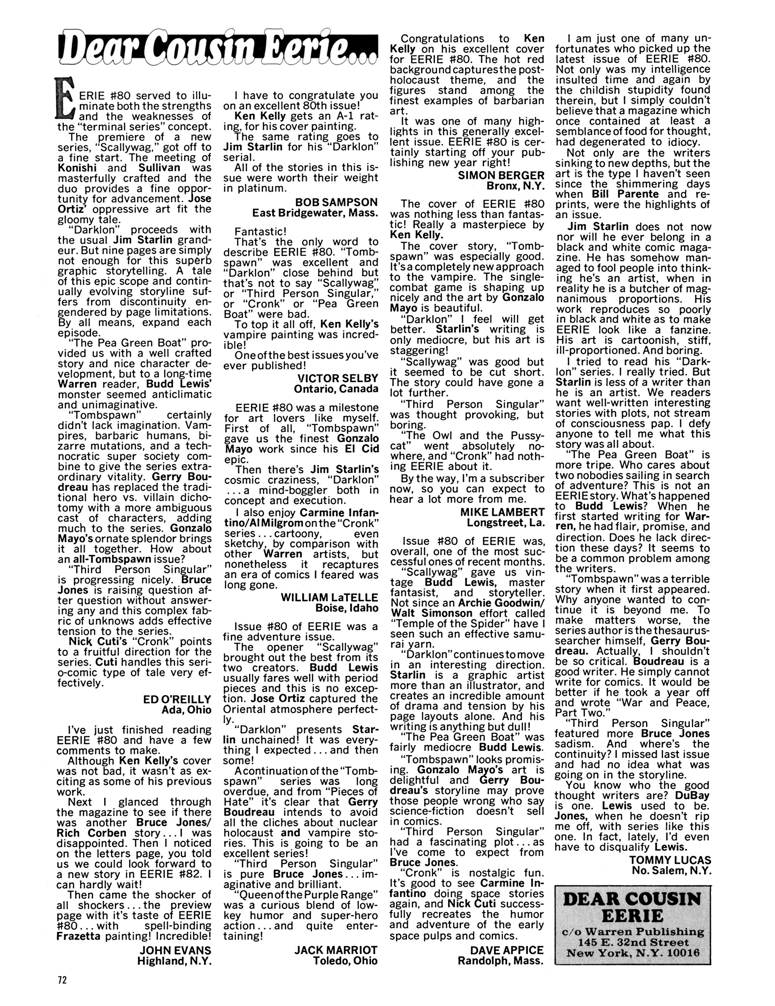 Read online Eerie Archives comic -  Issue # TPB 17 - 73