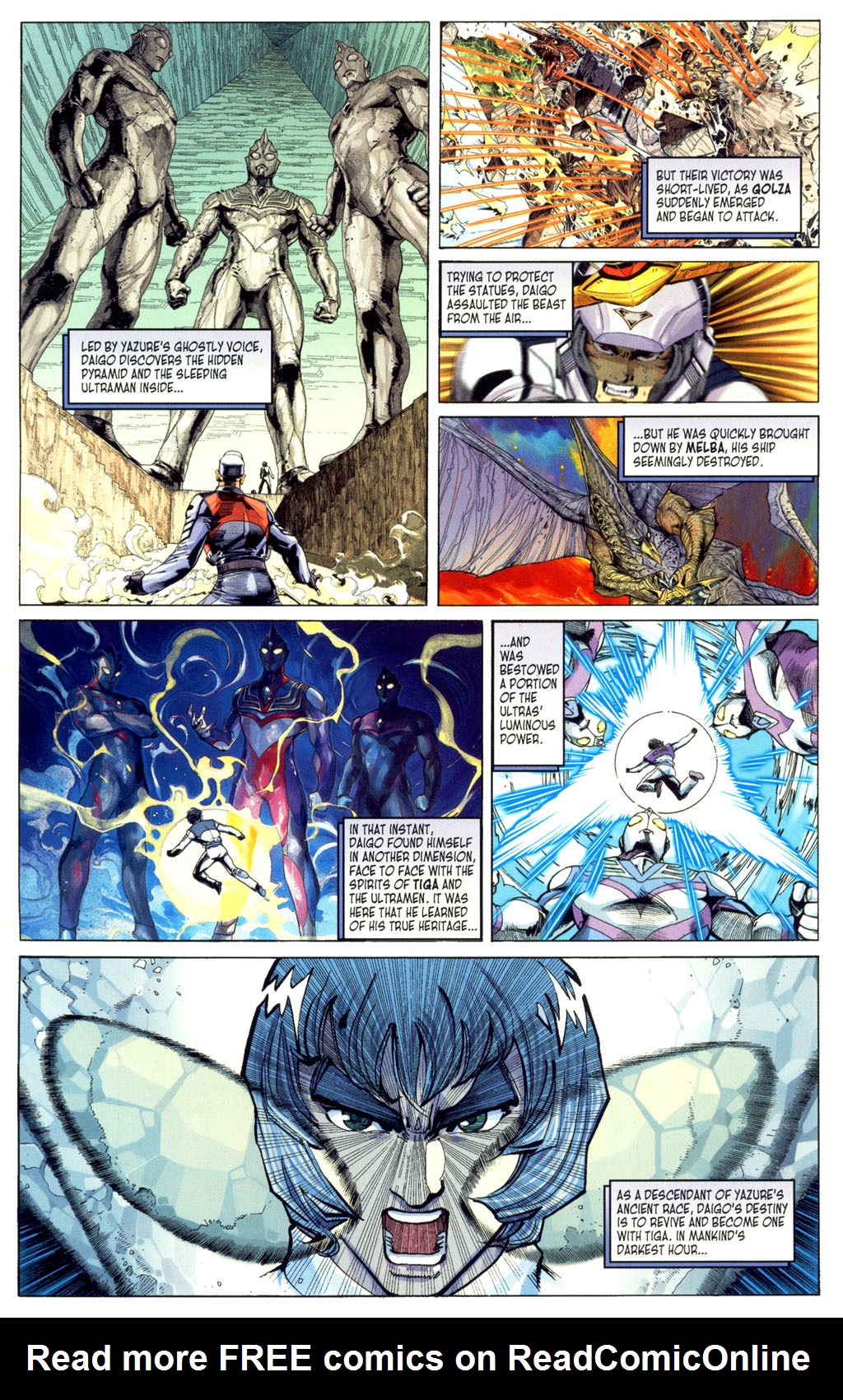 Read online Ultraman Tiga comic -  Issue #3 - 3