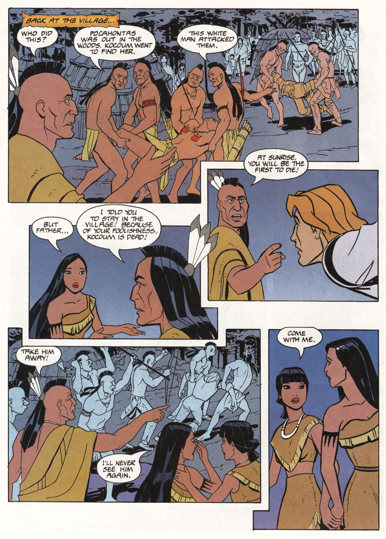 Read online Disney's Pocahontas comic -  Issue #1 - 40