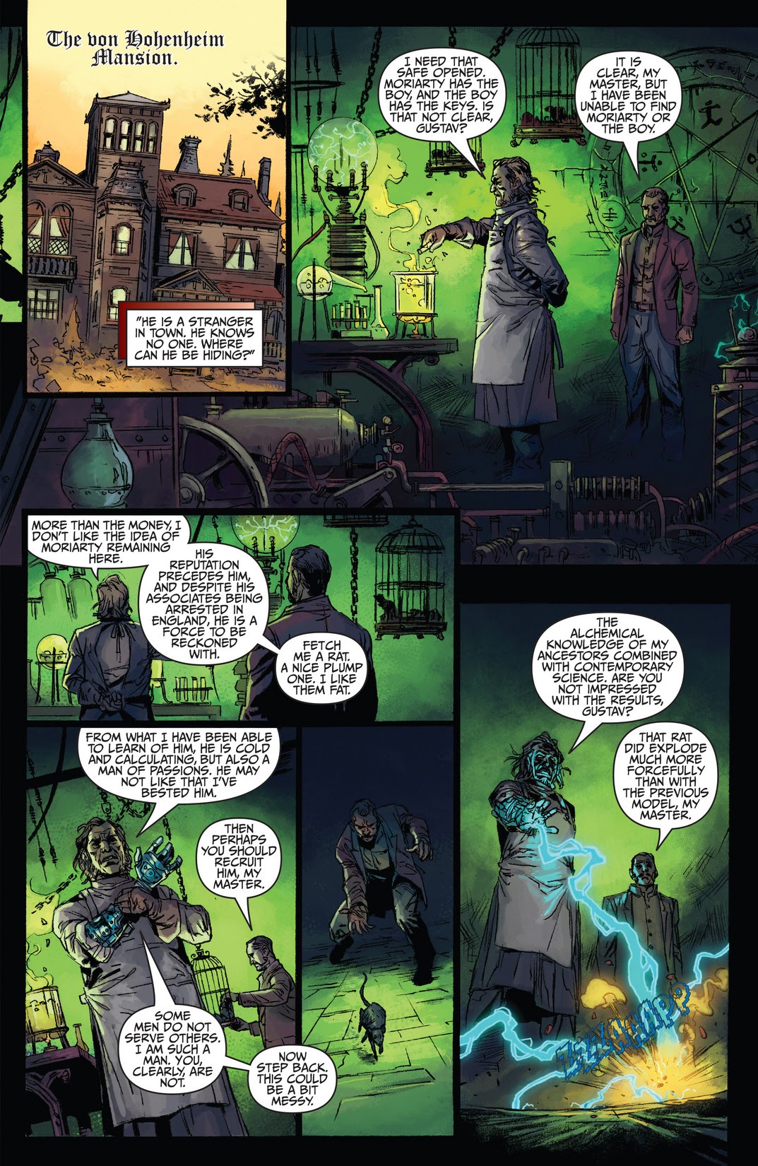 Read online Sherlock Holmes: Moriarty Lives comic -  Issue #2 - 11