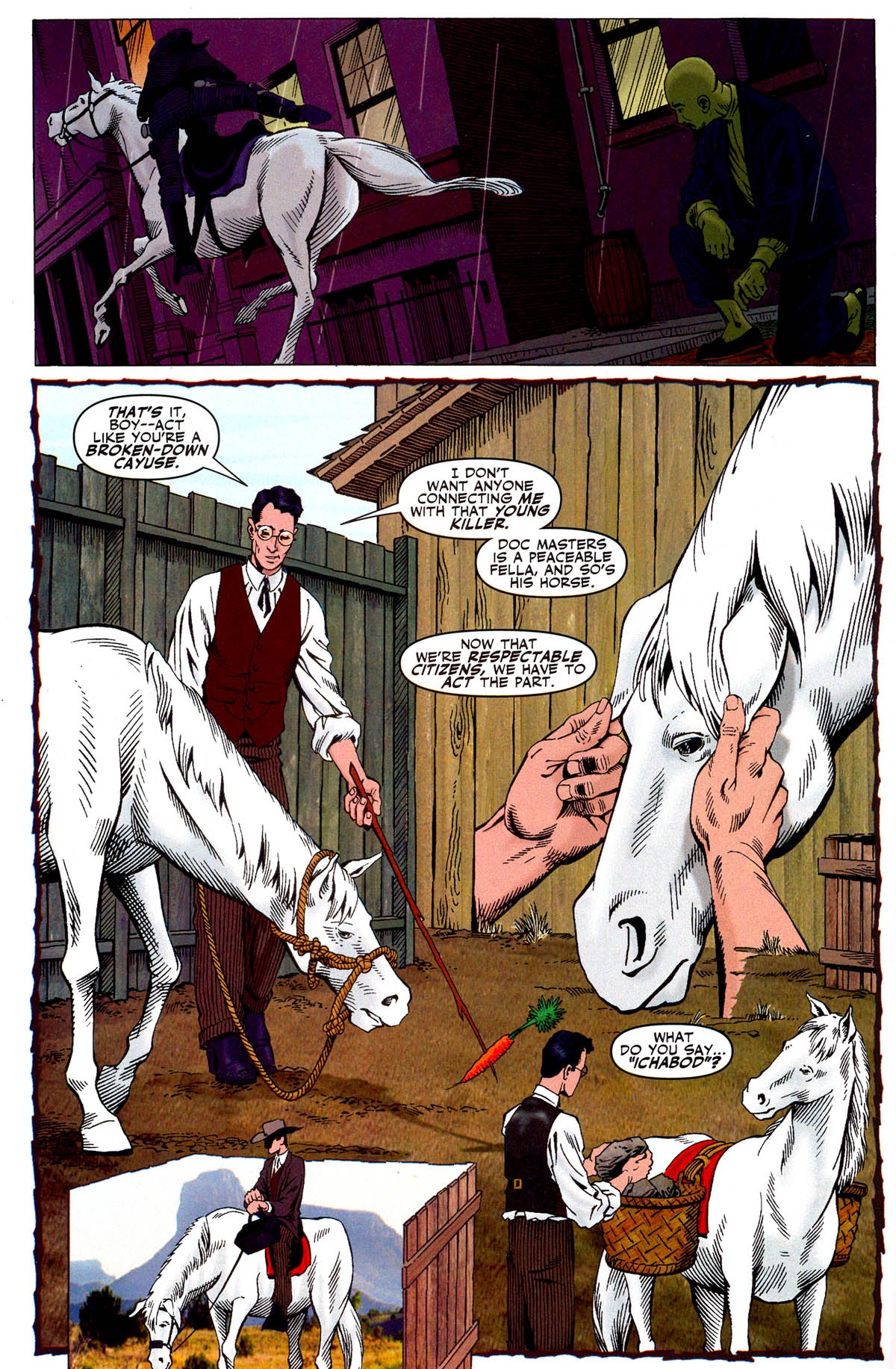 Read online Marvel Western: Strange Westerns Starring the Black Rider comic -  Issue # Full - 18