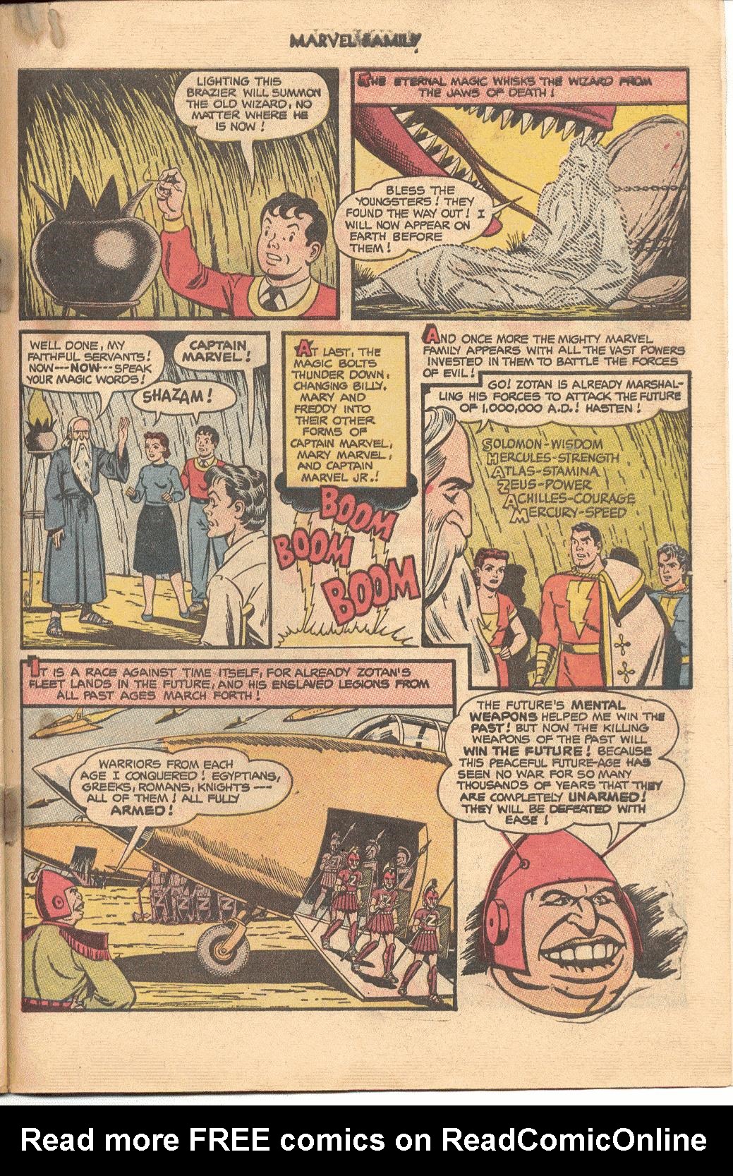 Read online The Marvel Family comic -  Issue #88 - 31