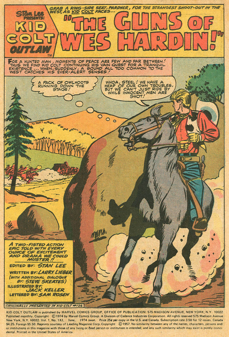 Read online Kid Colt Outlaw comic -  Issue #183 - 3
