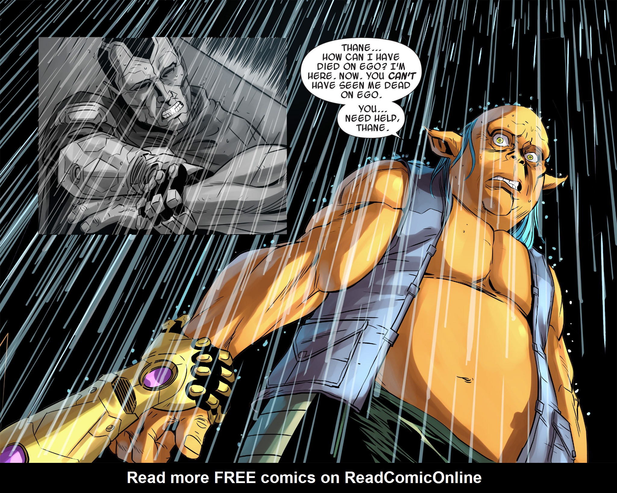 Read online Thanos: A God Up There Listening comic -  Issue # TPB - 309