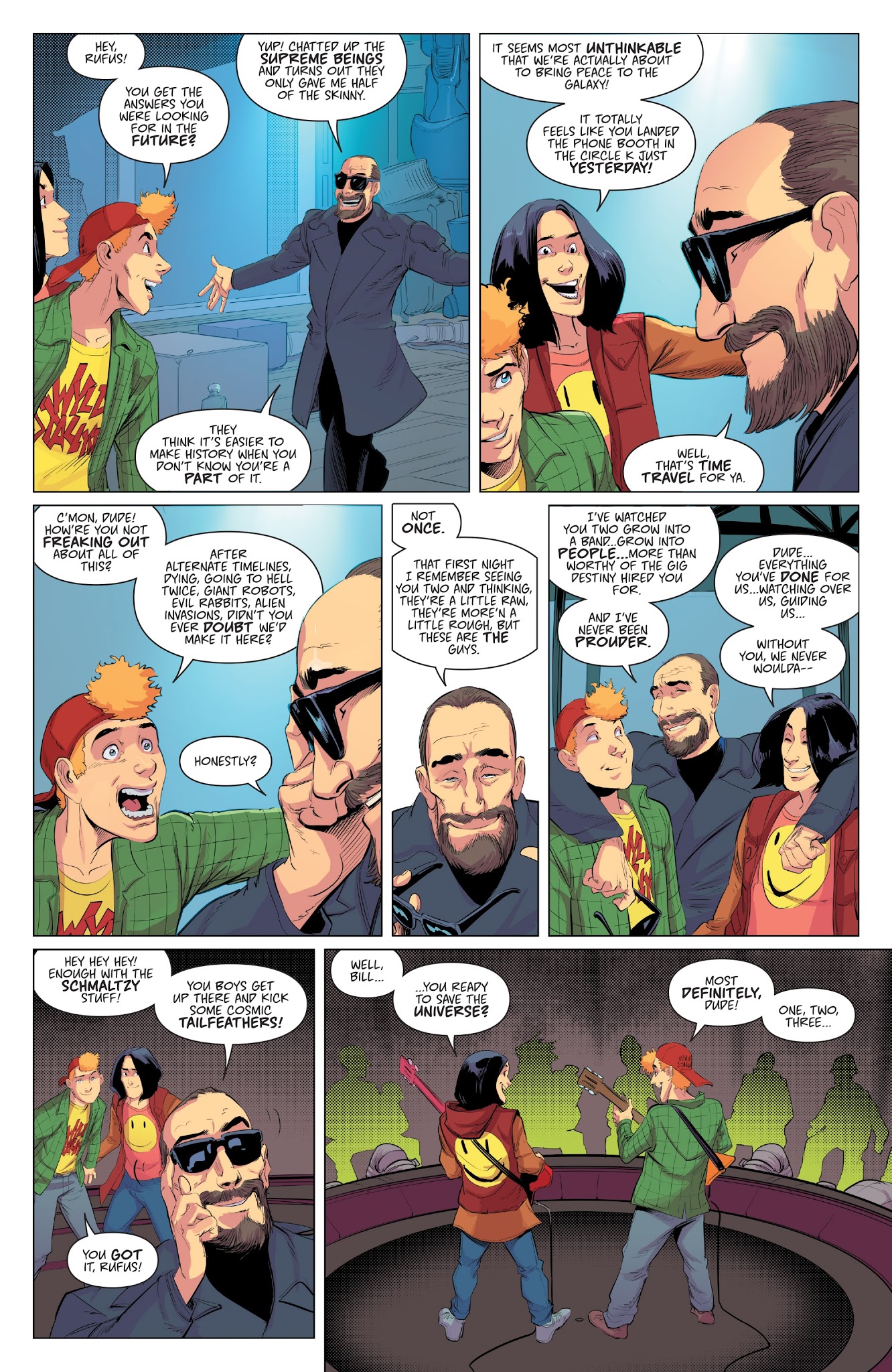 Read online Bill & Ted Save the Universe comic -  Issue #5 - 23