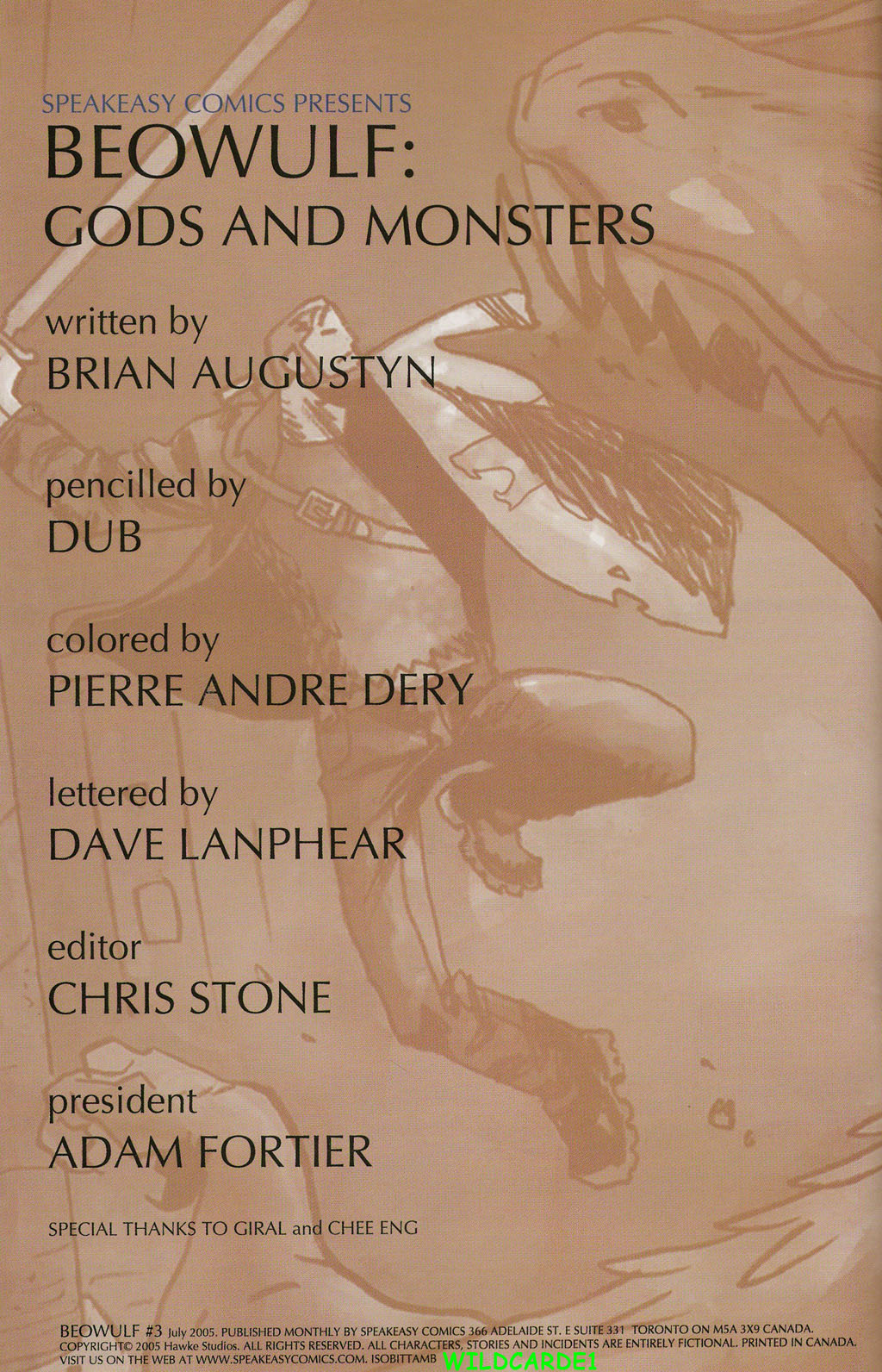 Read online Beowulf comic -  Issue #3 - 2