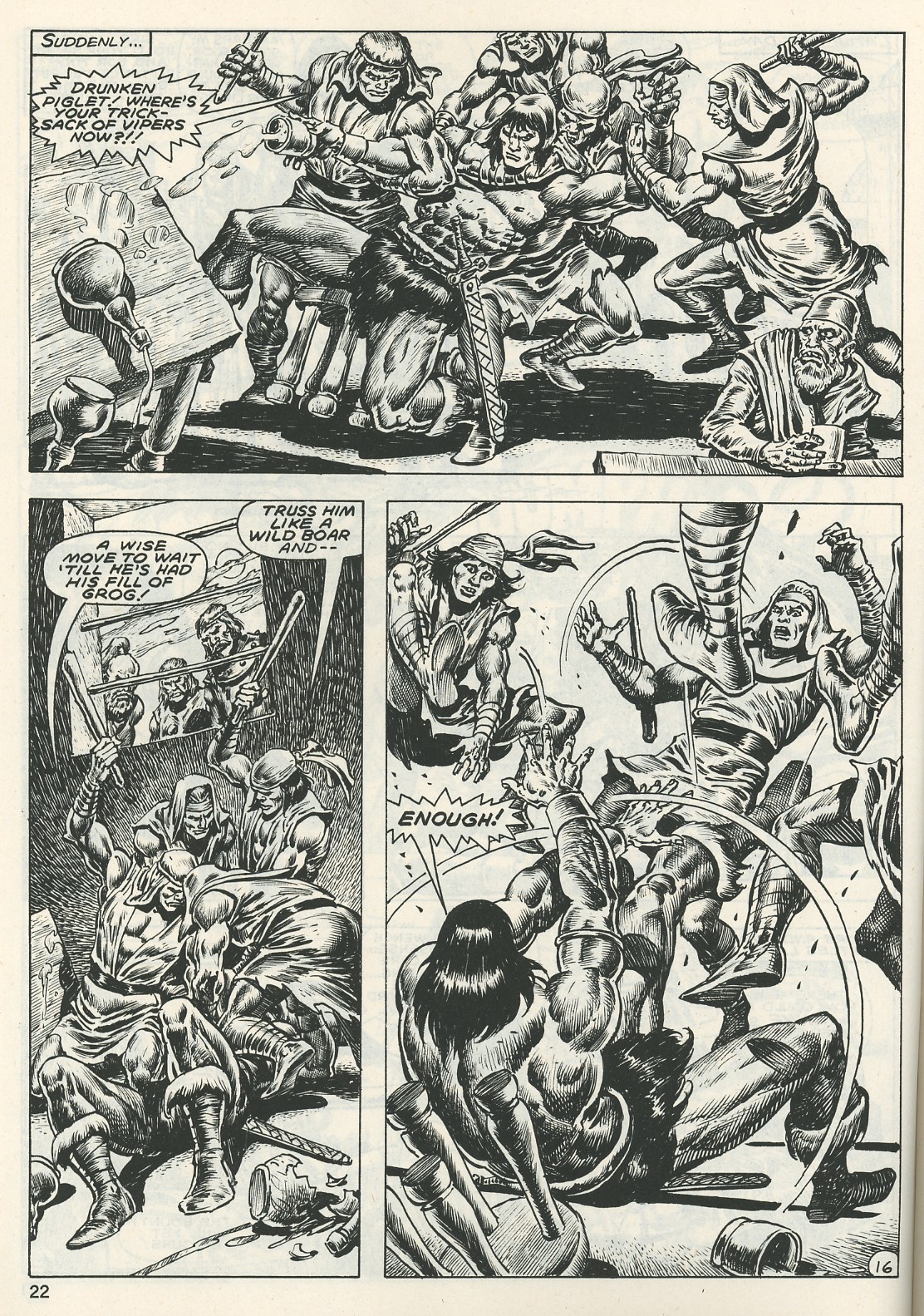 Read online The Savage Sword Of Conan comic -  Issue #123 - 22