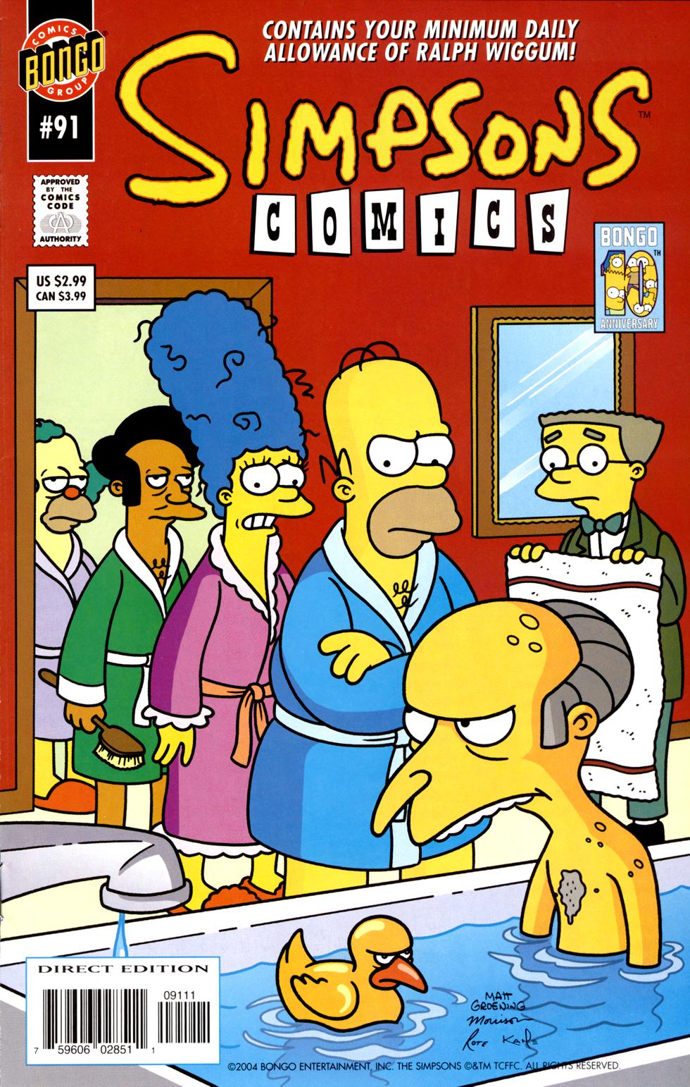Read online Simpsons Comics comic -  Issue #91 - 1