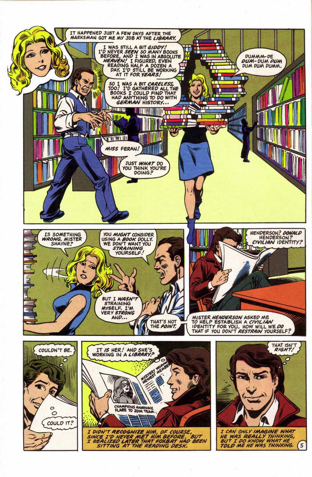 Read online Champions (1987) comic -  Issue #8 - 22