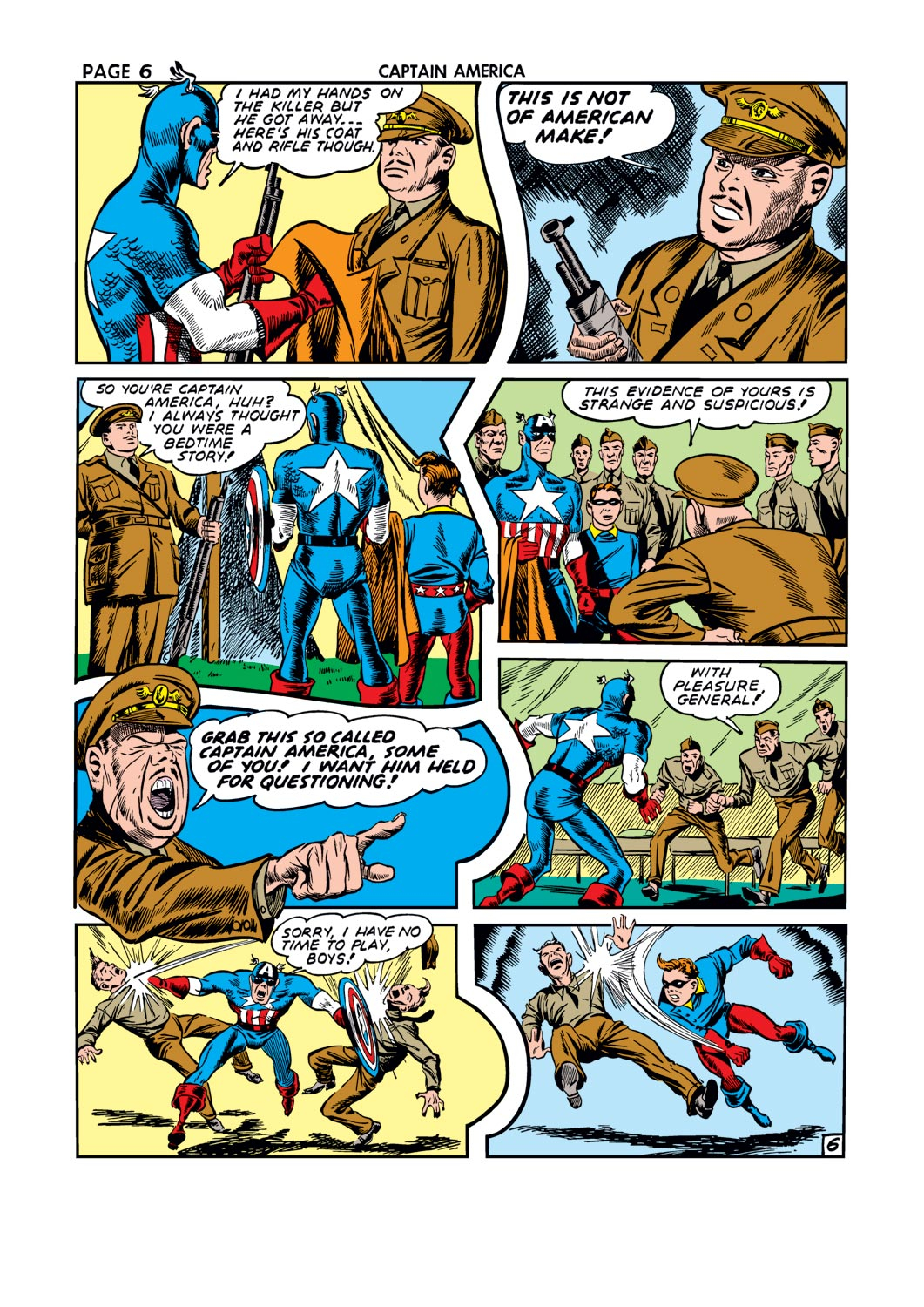 Read online Captain America Comics comic Issue 11