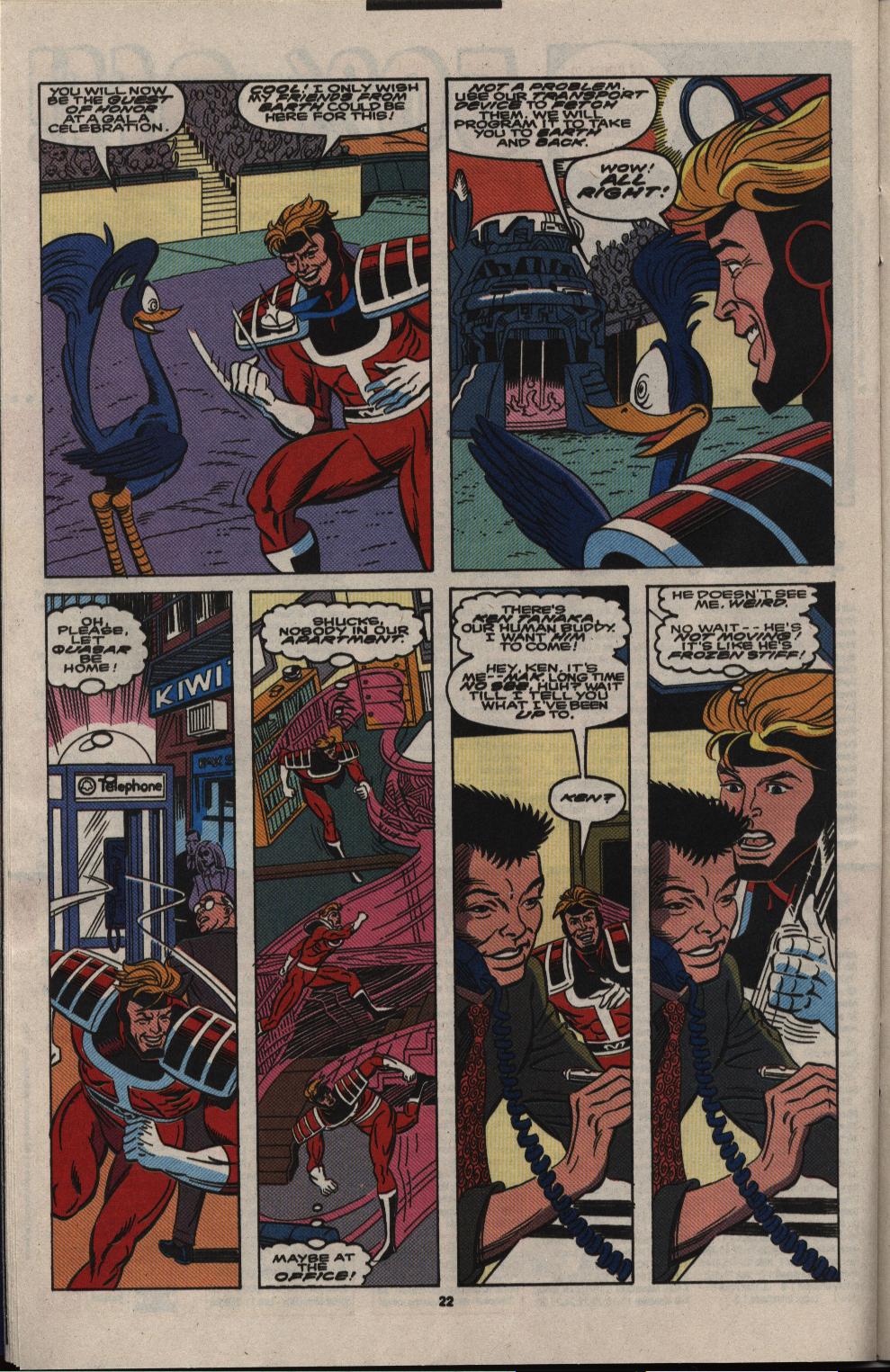 Read online Quasar comic -  Issue #58 - 18