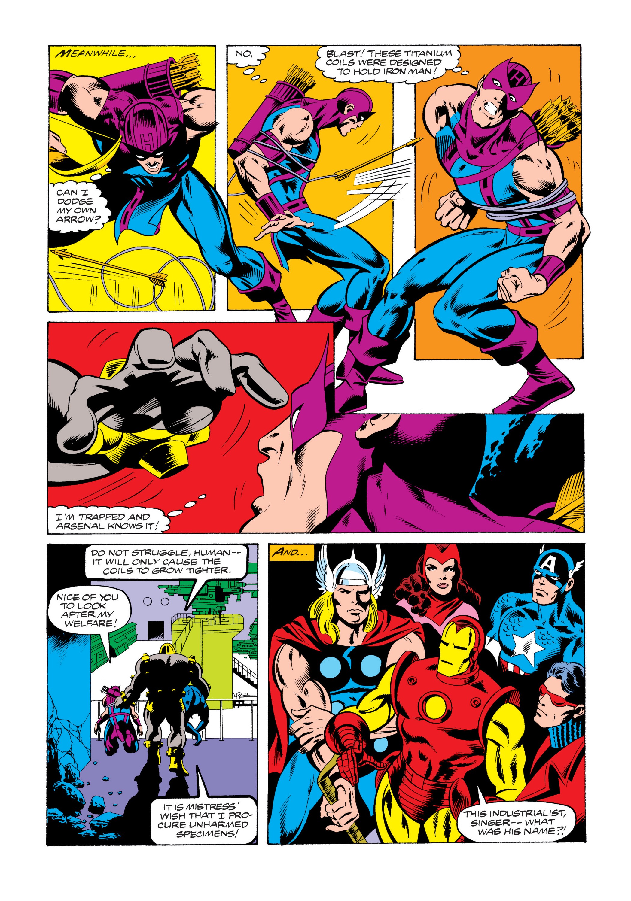Read online Marvel Masterworks: The Avengers comic -  Issue # TPB 18 (Part 3) - 56