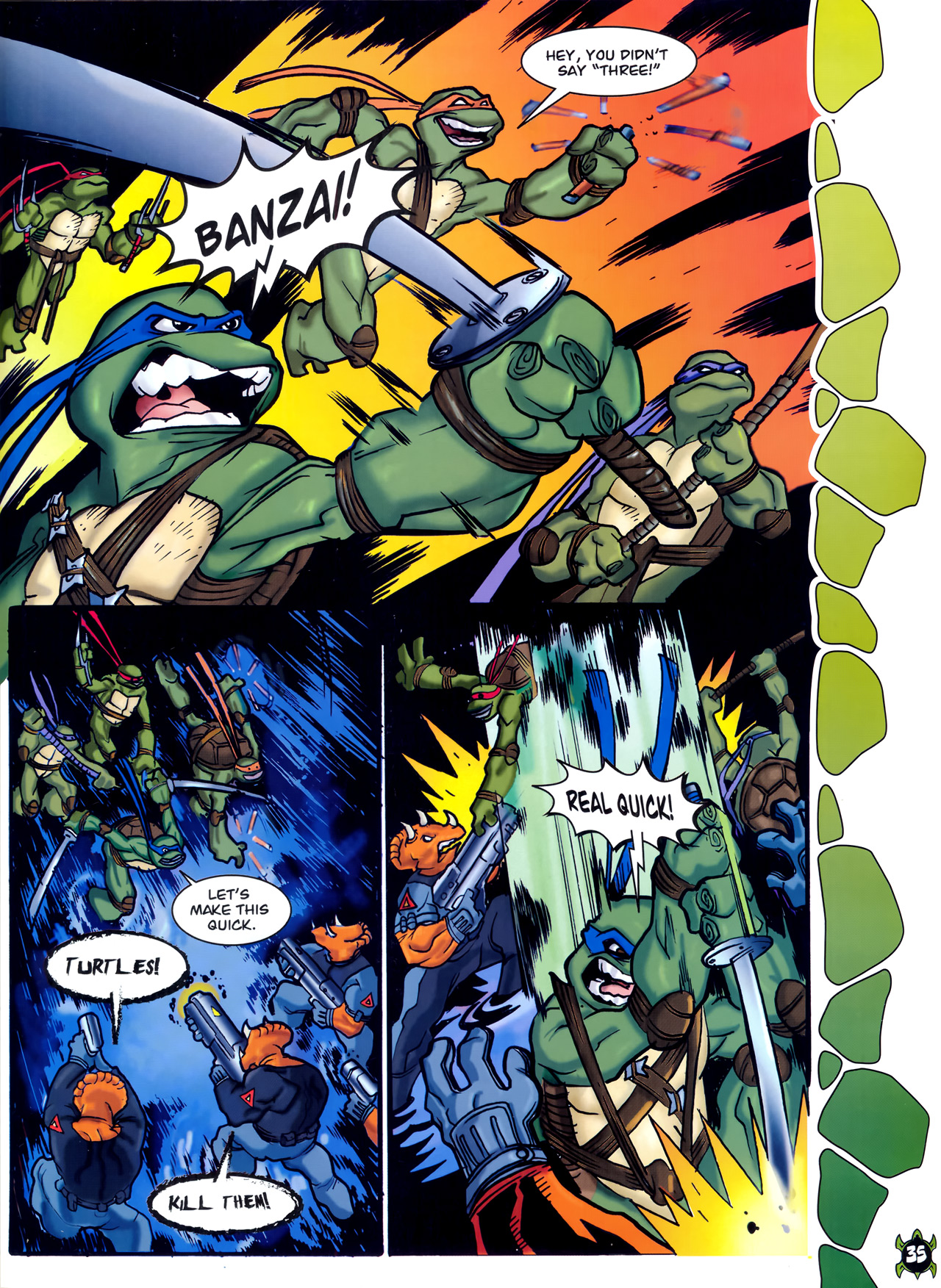 Read online Teenage Mutant Ninja Turtles Comic comic -  Issue #1 - 29