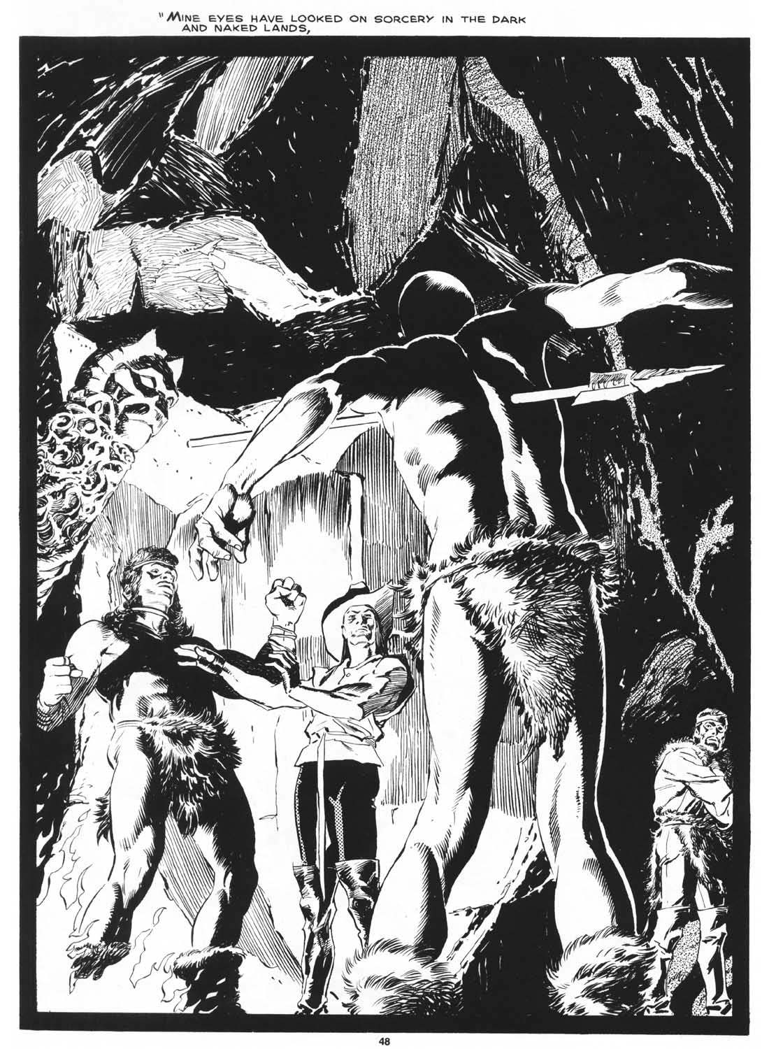 Read online The Savage Sword Of Conan comic -  Issue #162 - 50