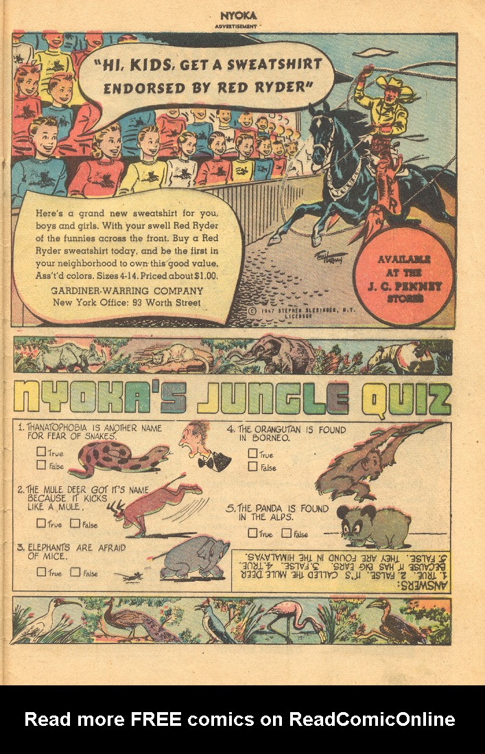 Read online Nyoka the Jungle Girl (1945) comic -  Issue #14 - 33
