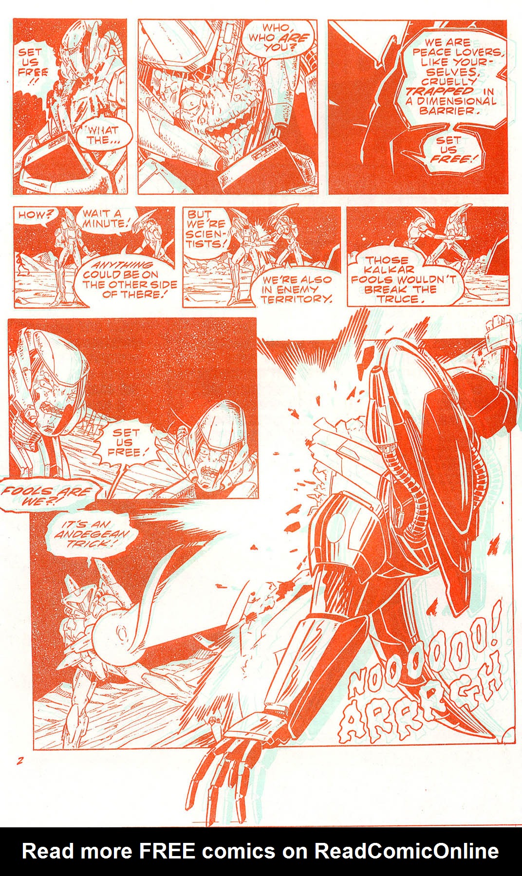Read online The Transformers in 3-D comic -  Issue #3 - 3