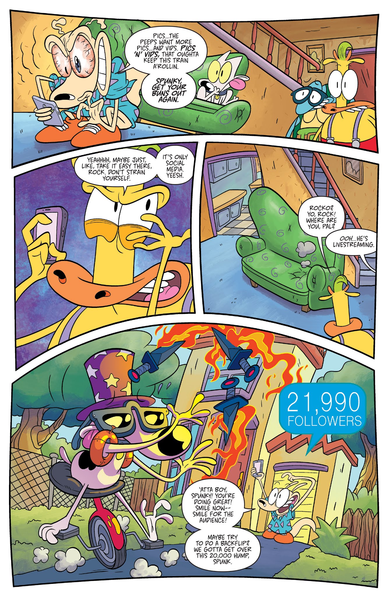 Read online Rocko's Modern Life (2017) comic -  Issue #5 - 9