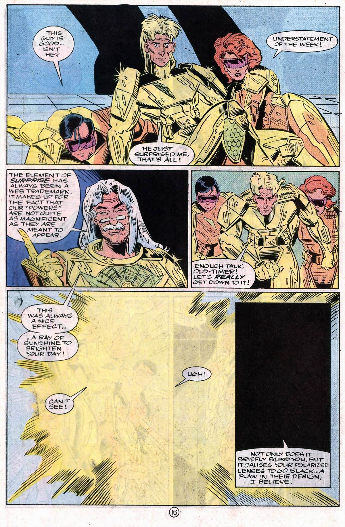 Read online The Web (1991) comic -  Issue #2 - 17