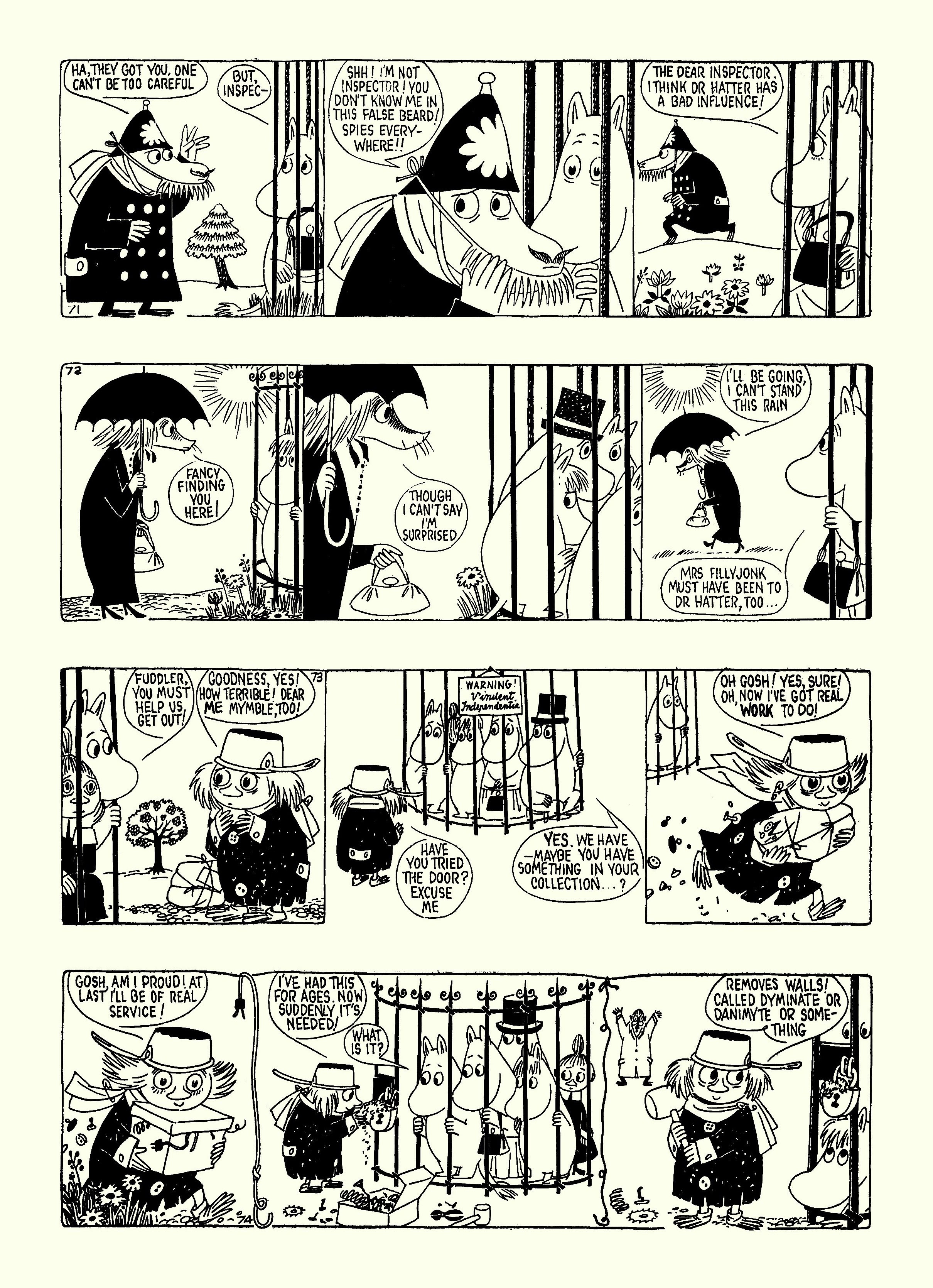 Read online Moomin: The Complete Tove Jansson Comic Strip comic -  Issue # TPB 5 - 75