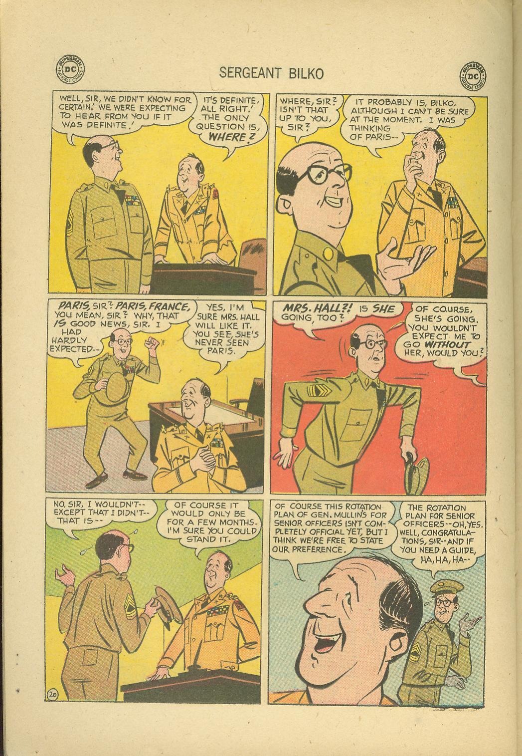 Read online Sergeant Bilko comic -  Issue #6 - 22