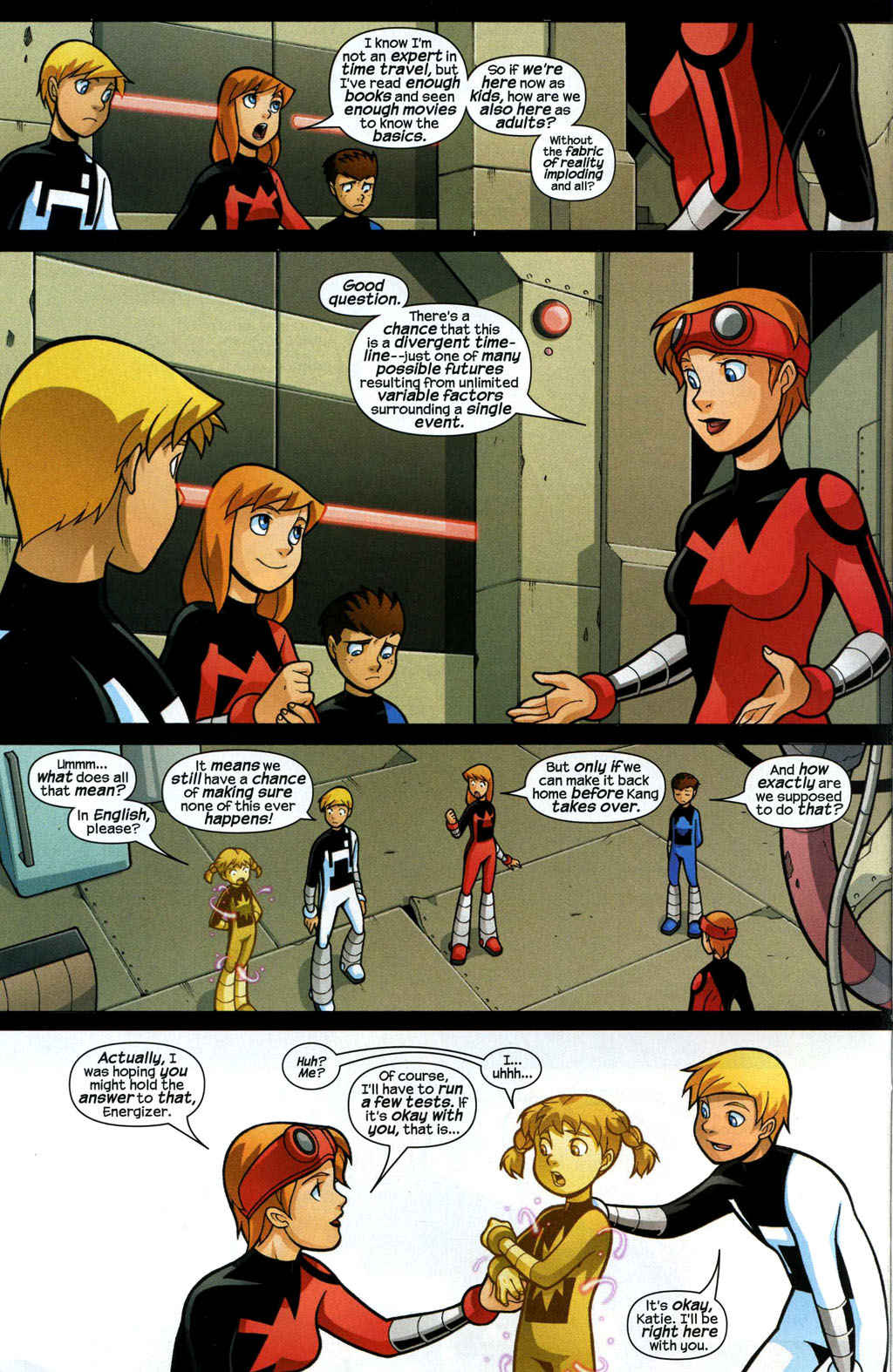 Read online Avengers and Power Pack Assemble! comic -  Issue #4 - 8