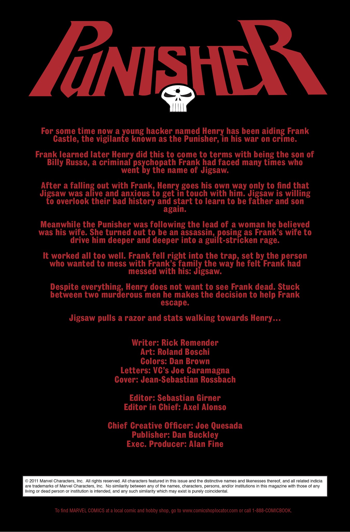 Read online Punisher: In The Blood comic -  Issue #5 - 2