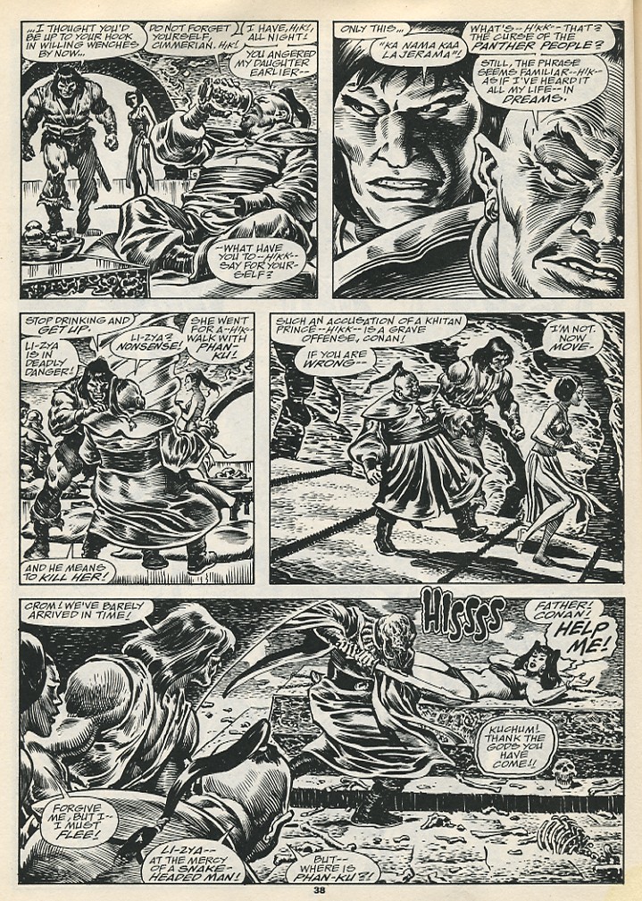 Read online The Savage Sword Of Conan comic -  Issue #192 - 40