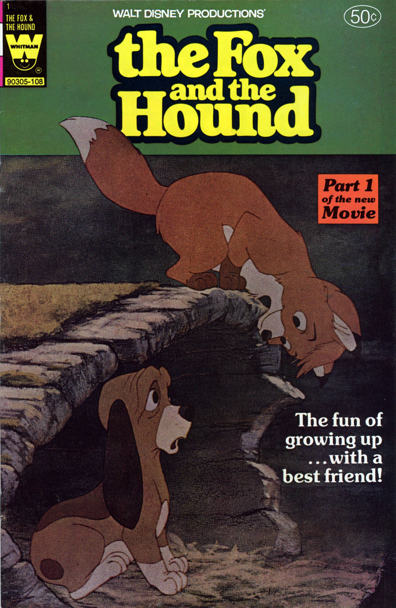 Read online Walt Disney Productions' The Fox and the Hound comic -  Issue #1 - 1