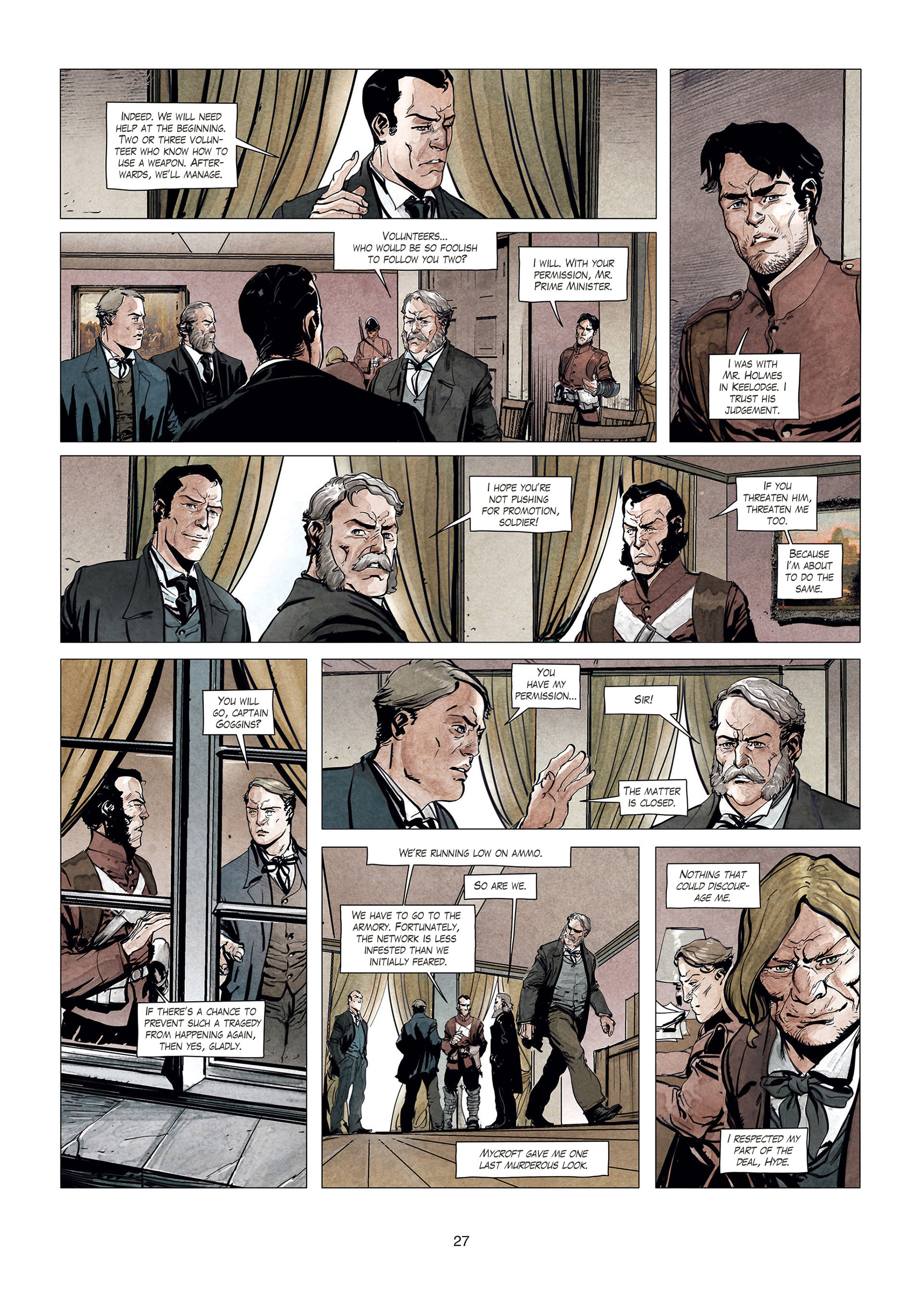 Read online Sherlock Holmes Society Tome 4 : Contamination comic -  Issue # Full - 27