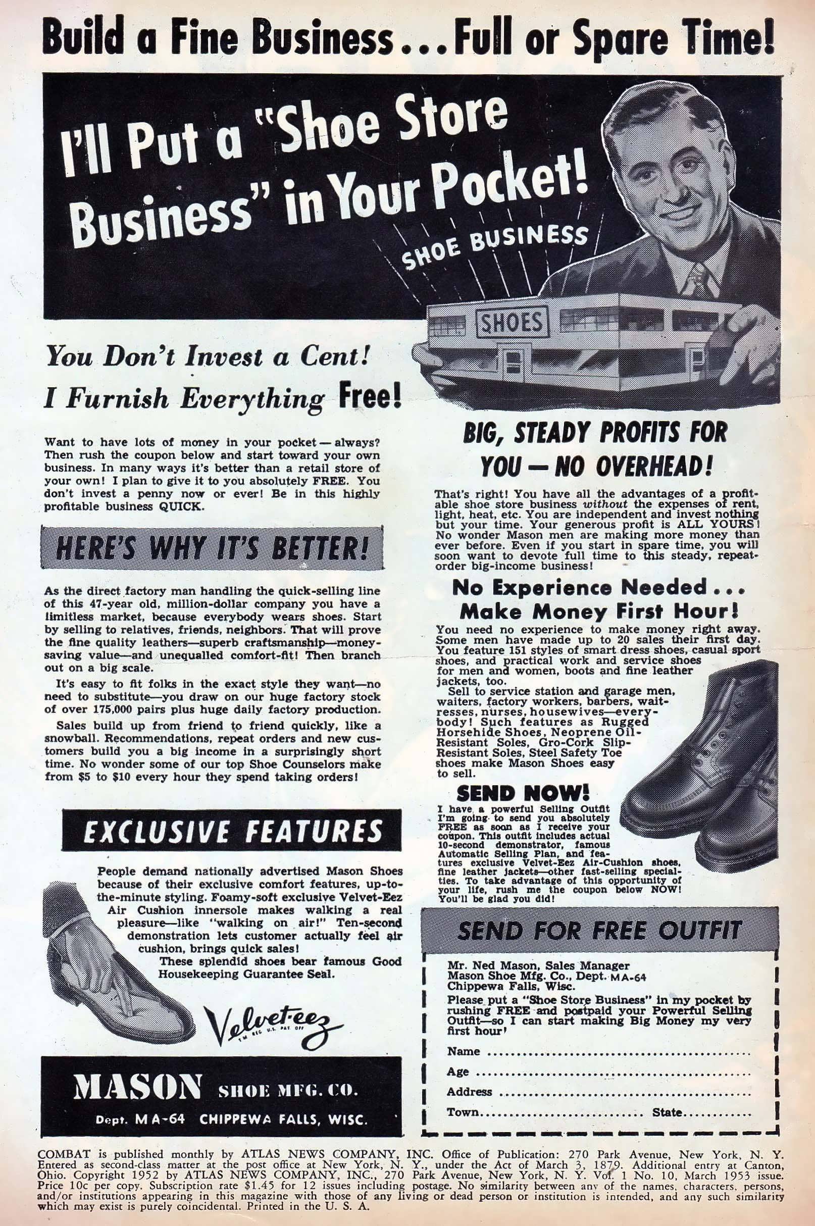 Read online Combat (1952) comic -  Issue #10 - 2
