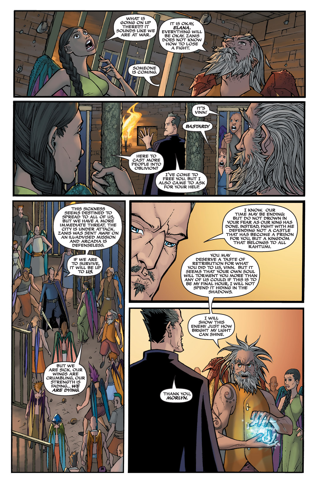 Read online Michael Turner's Soulfire: Dying Of The Light comic -  Issue #4 - 15